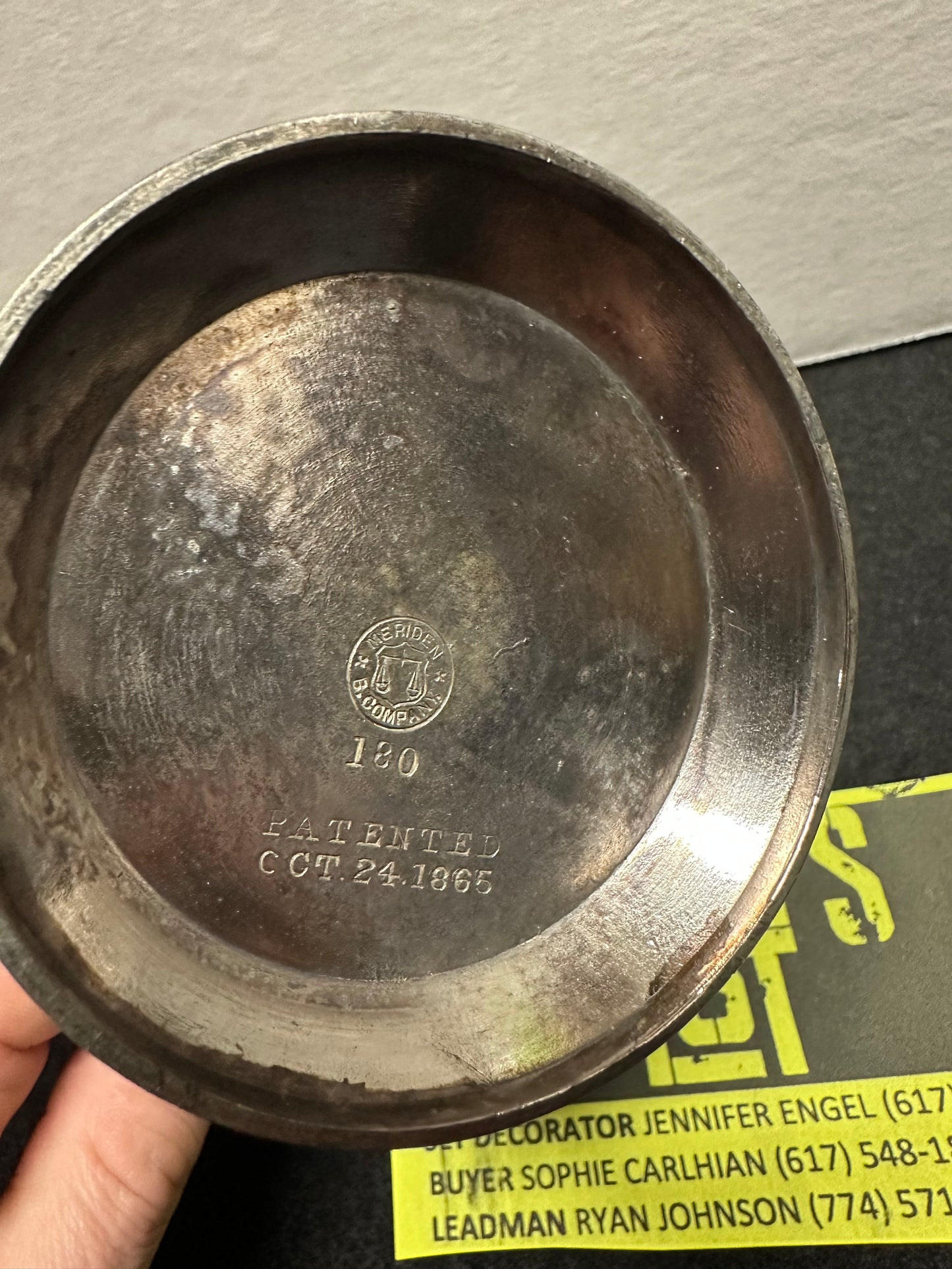 Stephen King, Salem’s Lot, Production Used Antique Metal Pitcher