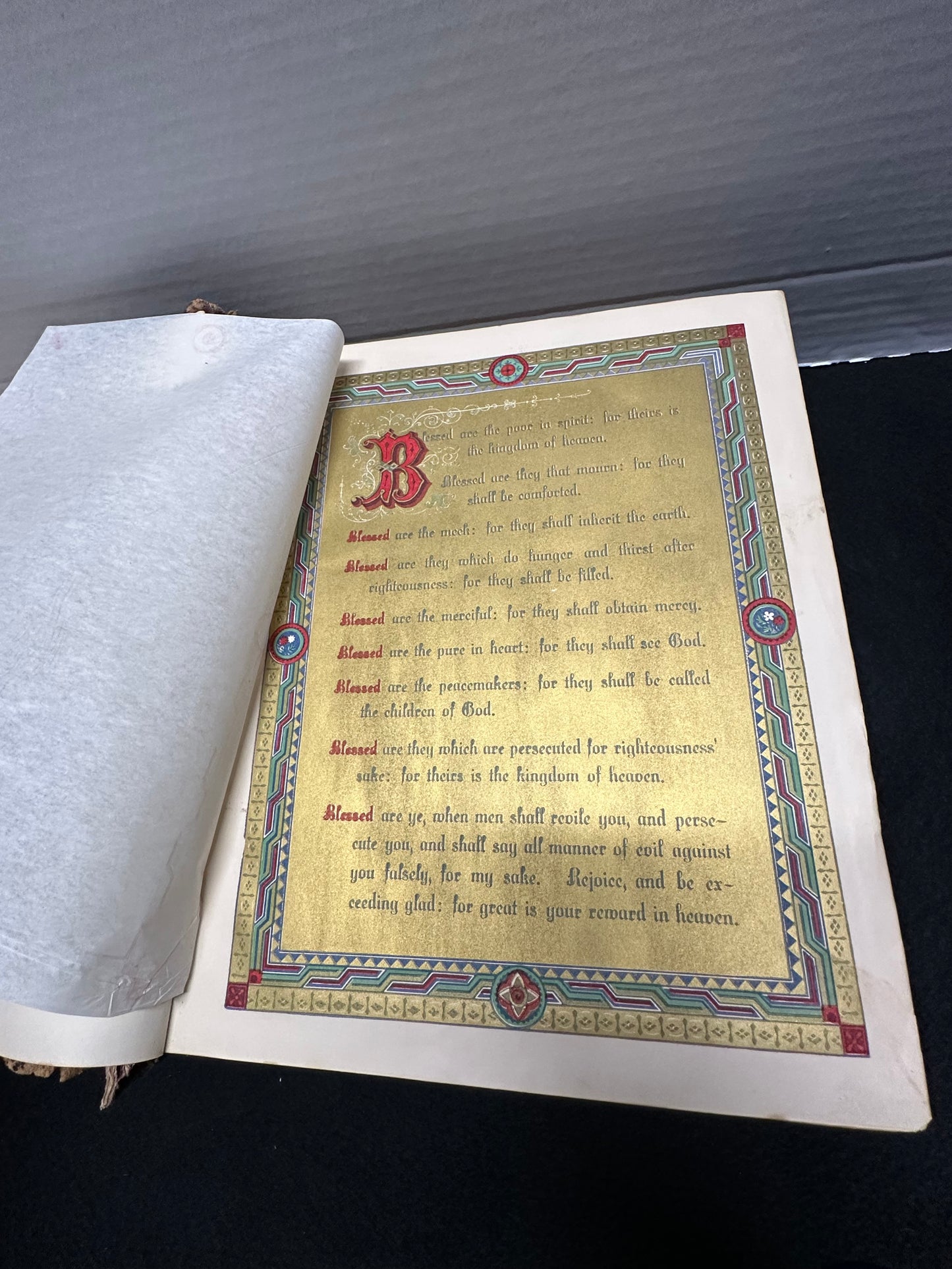 Stephen King, Salem’s Lot, Production Used Antique Bible, With Hand Drawings