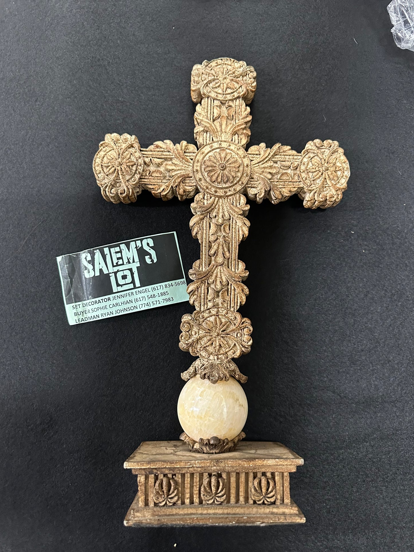 Salem’s Lot, Ornate Crucifix, Screen Used, Max 2024 Production