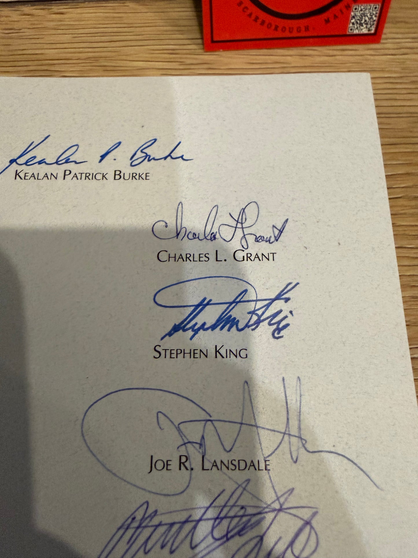 Quietly Now, Signed Limited #265, Borderlands Press
