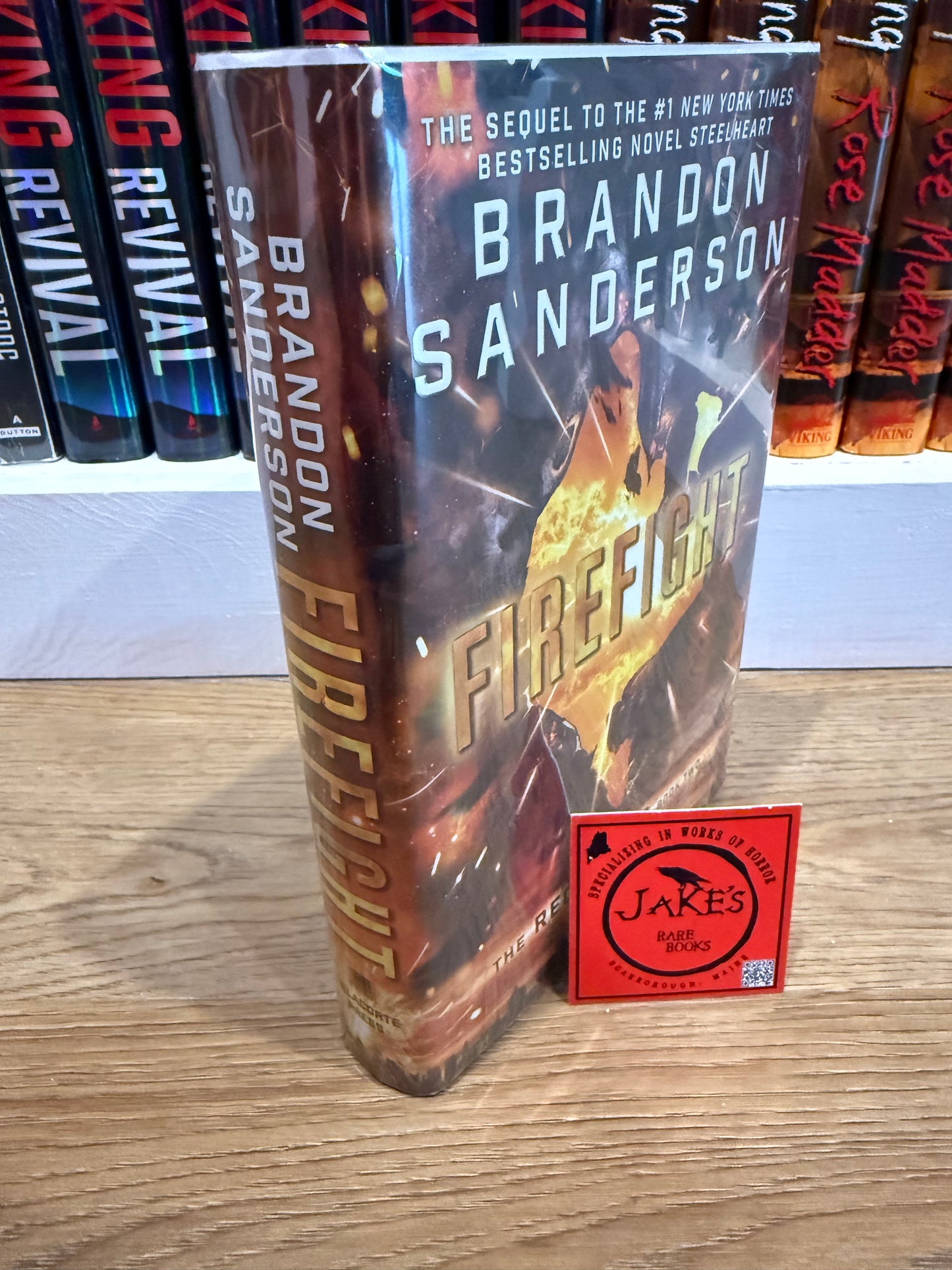 Brandon Sanderson, Firefight, Signed First Edition