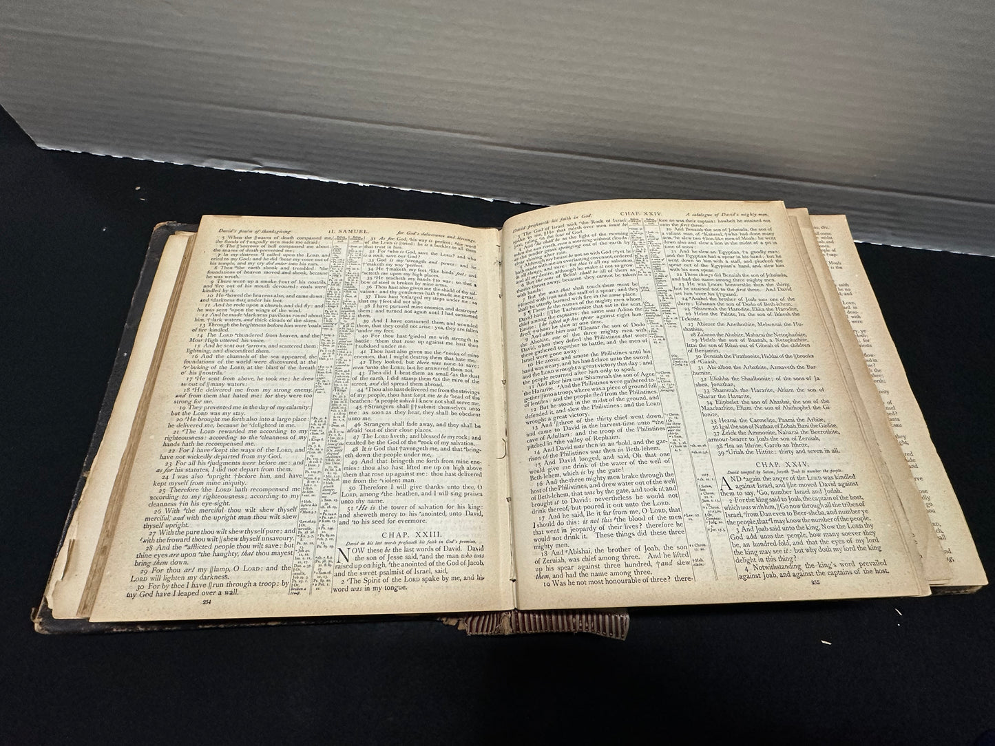 Stephen King, Salem’s Lot, Production Used Antique Bible, With Hand Drawings