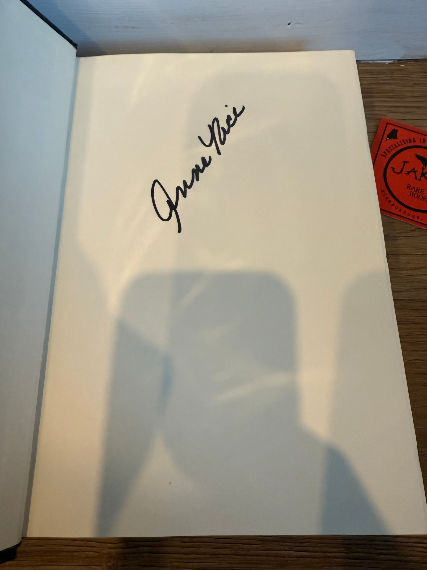 Anne Rice, Taltos, Lives of the Mayfair Witches, SIGNED, Knopf Publishing