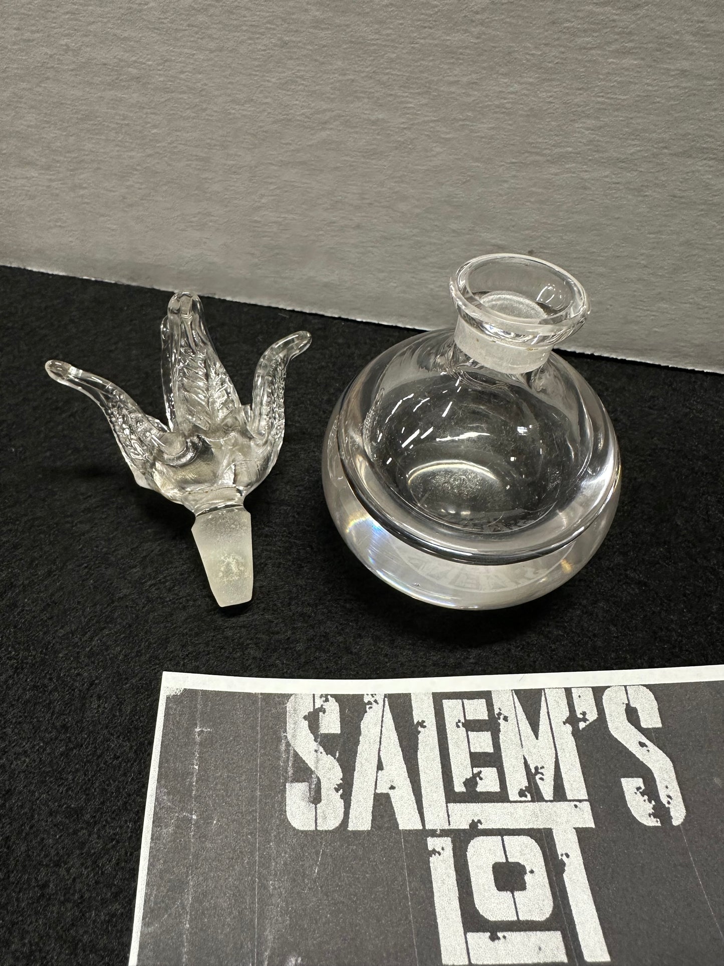 Salem’s Lot, Screen Used, Antique Glass Decanter with Decorative Bird Top