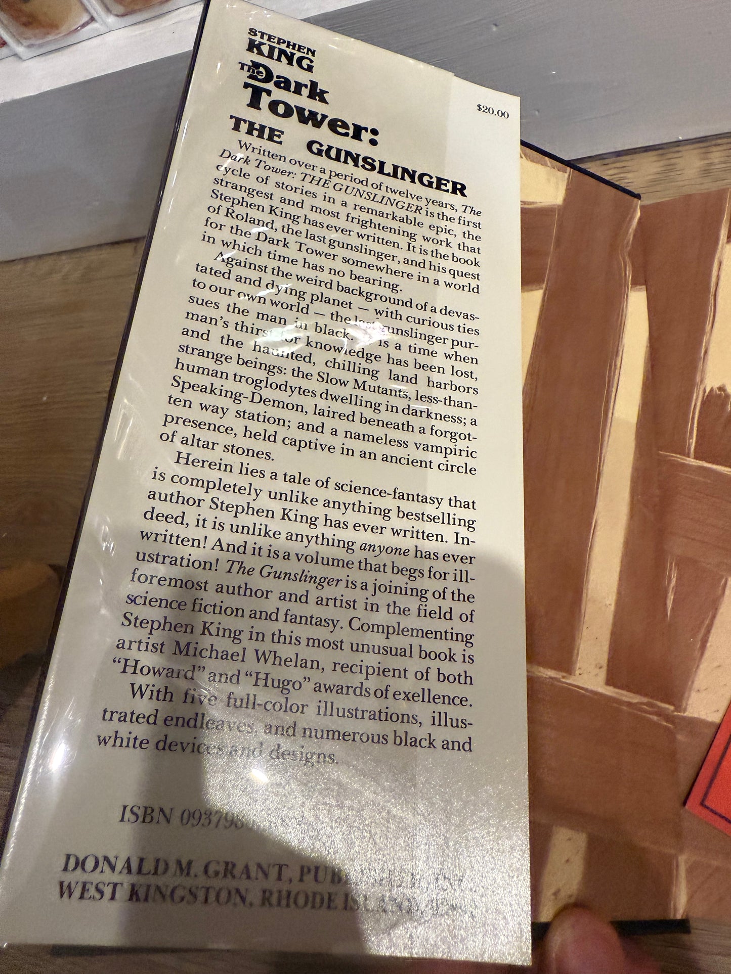 Stephen King, The Gunslinger, Second Edition, INSCRIBED, Grant Publishing