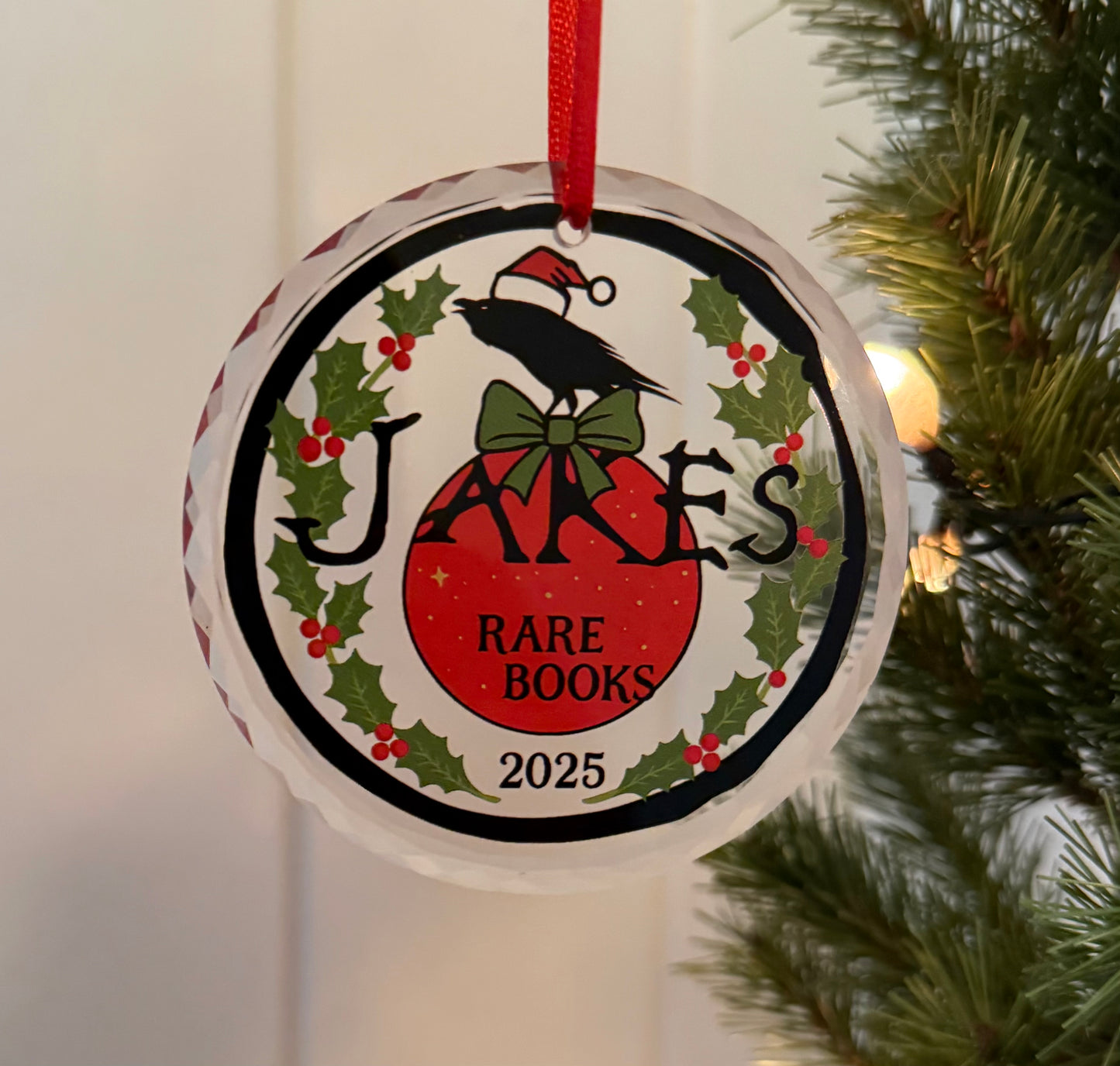 Jake’s Rare Books, 2025 Christmas Ornament