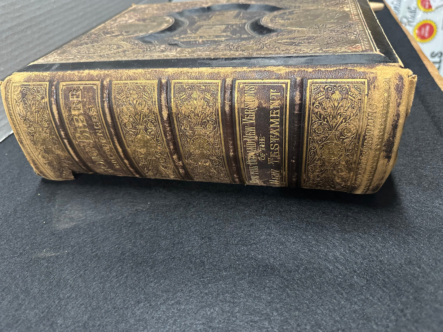 Stephen King, Salem’s Lot, Production Used Antique Bible, With Hand Drawings