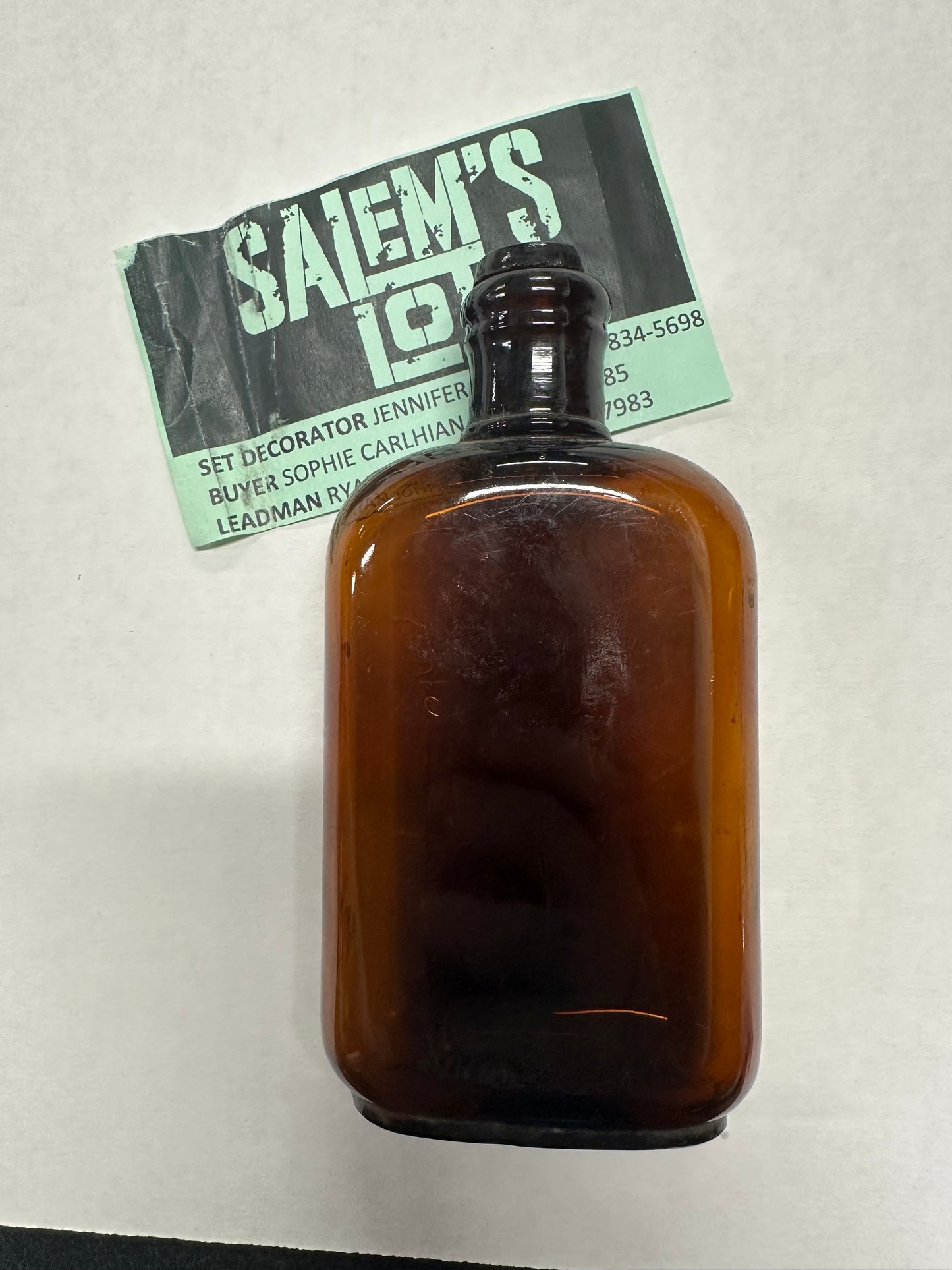 Salem’s Lot, Antique Glass Medicine Bottle, Screen Used, Max Production 2024