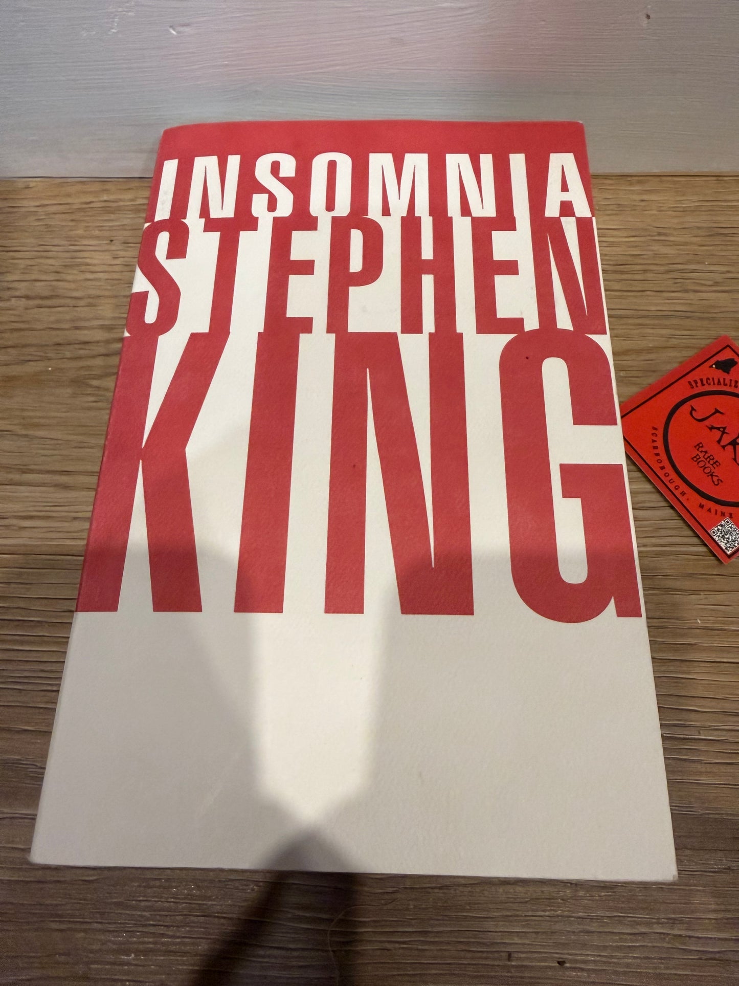 Stephen King, Insomnia, Uncorrected Proof