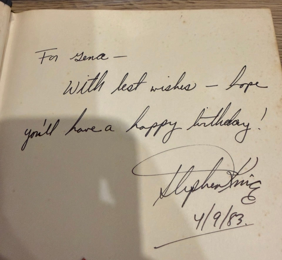 Stephen King, Christine First Edition, Inscribed, Viking