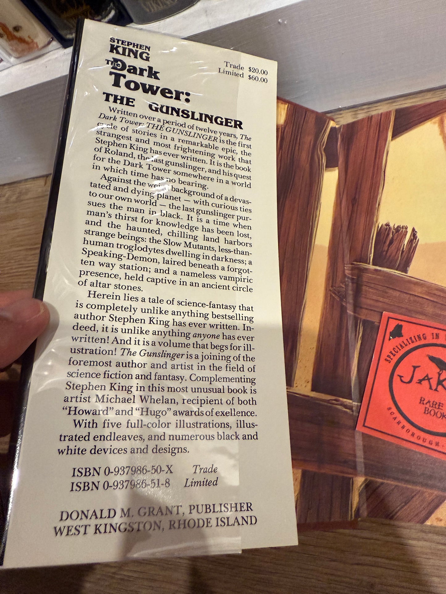 Stephen King, The Gunslinger, First Edition, SIGNED by Donald M. Grant