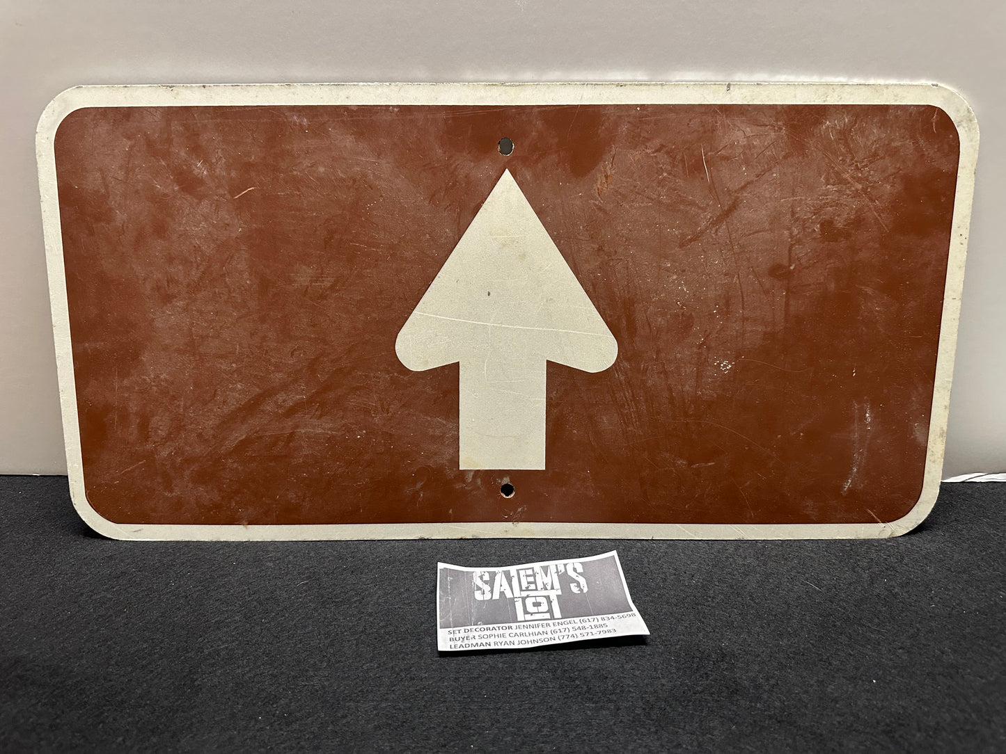 Stephen King, Salem’s Lot, Production Used Sign from Dell’s Bar