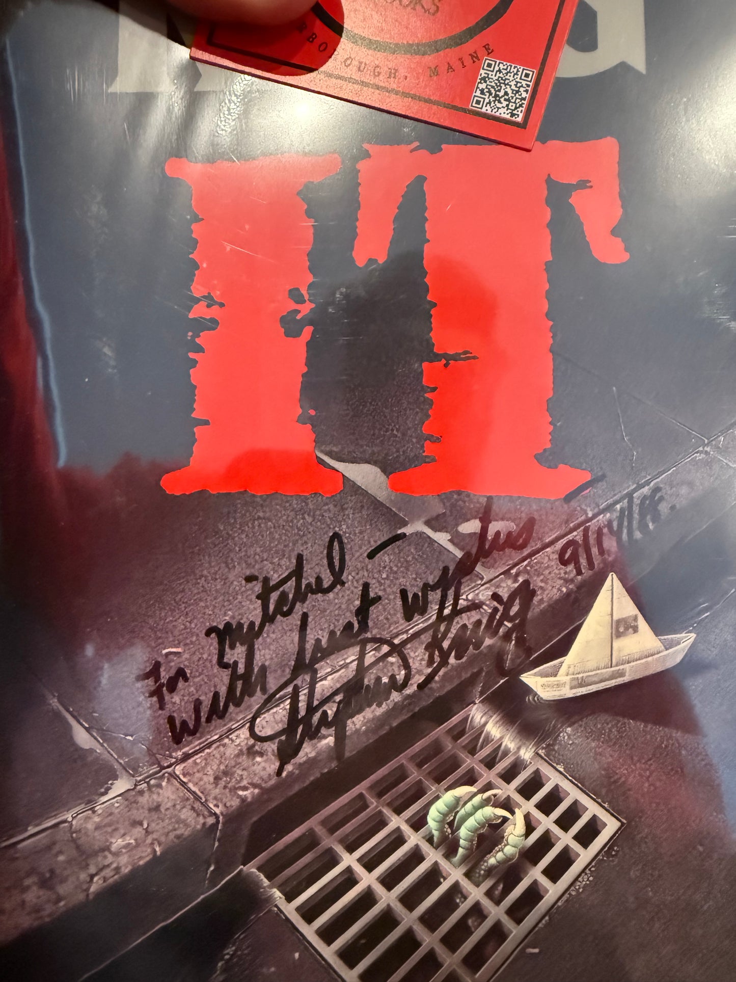 Stephen King, It, First Edition, INSCRIBED on Dustjacket