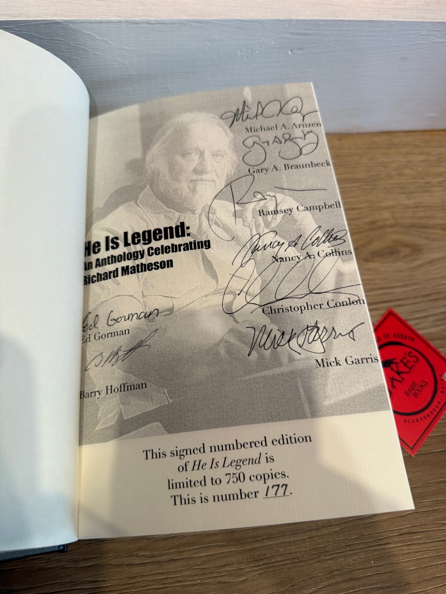 Stephen King, He is Legend, Signed/Limited #177, Gauntlet Press