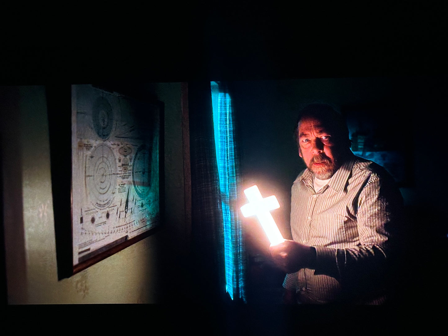 Stephen King, Salem’s Lot, Screen Used Framed Planet/Solar System Print