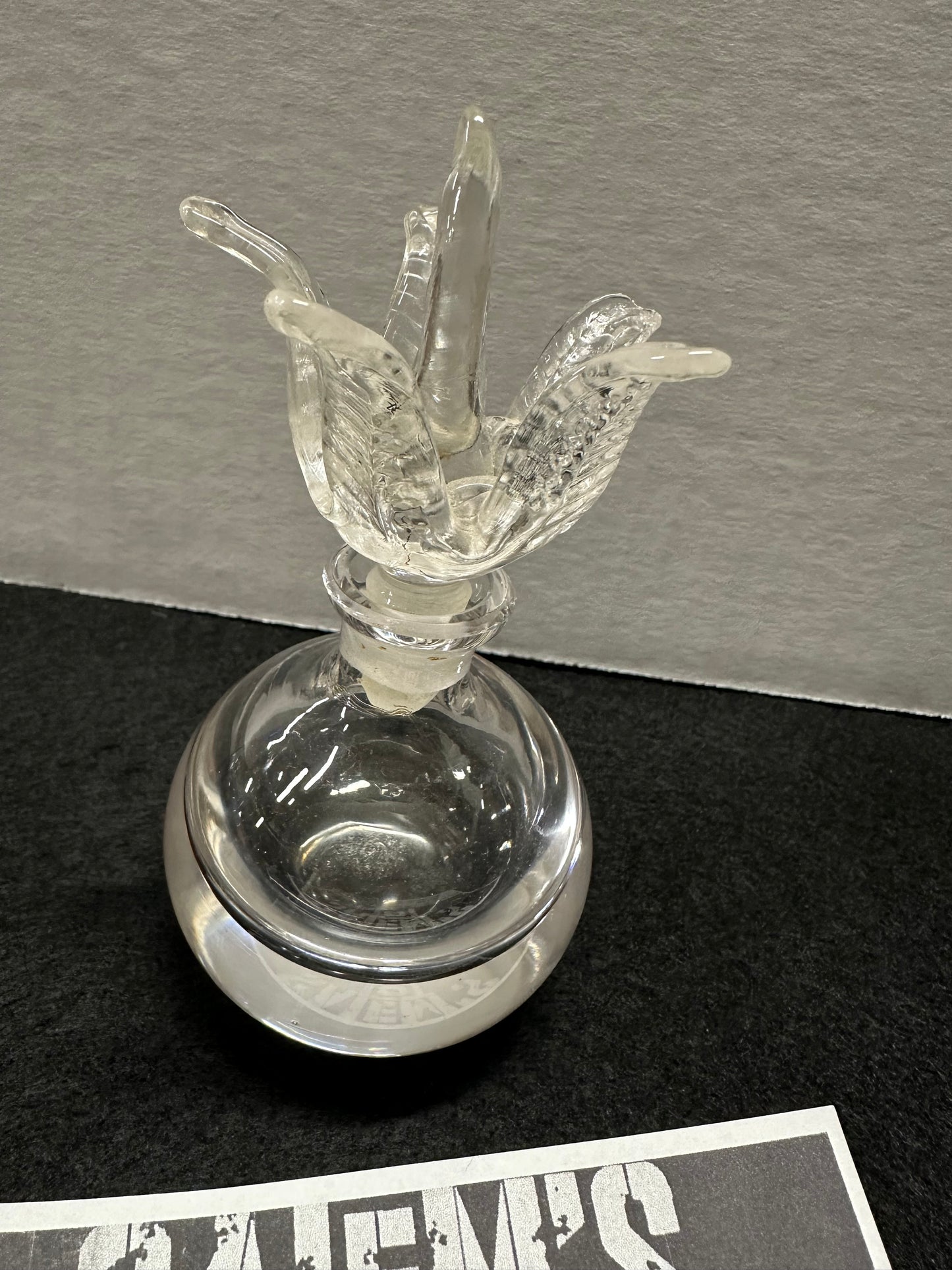 Salem’s Lot, Screen Used, Antique Glass Decanter with Decorative Bird Top