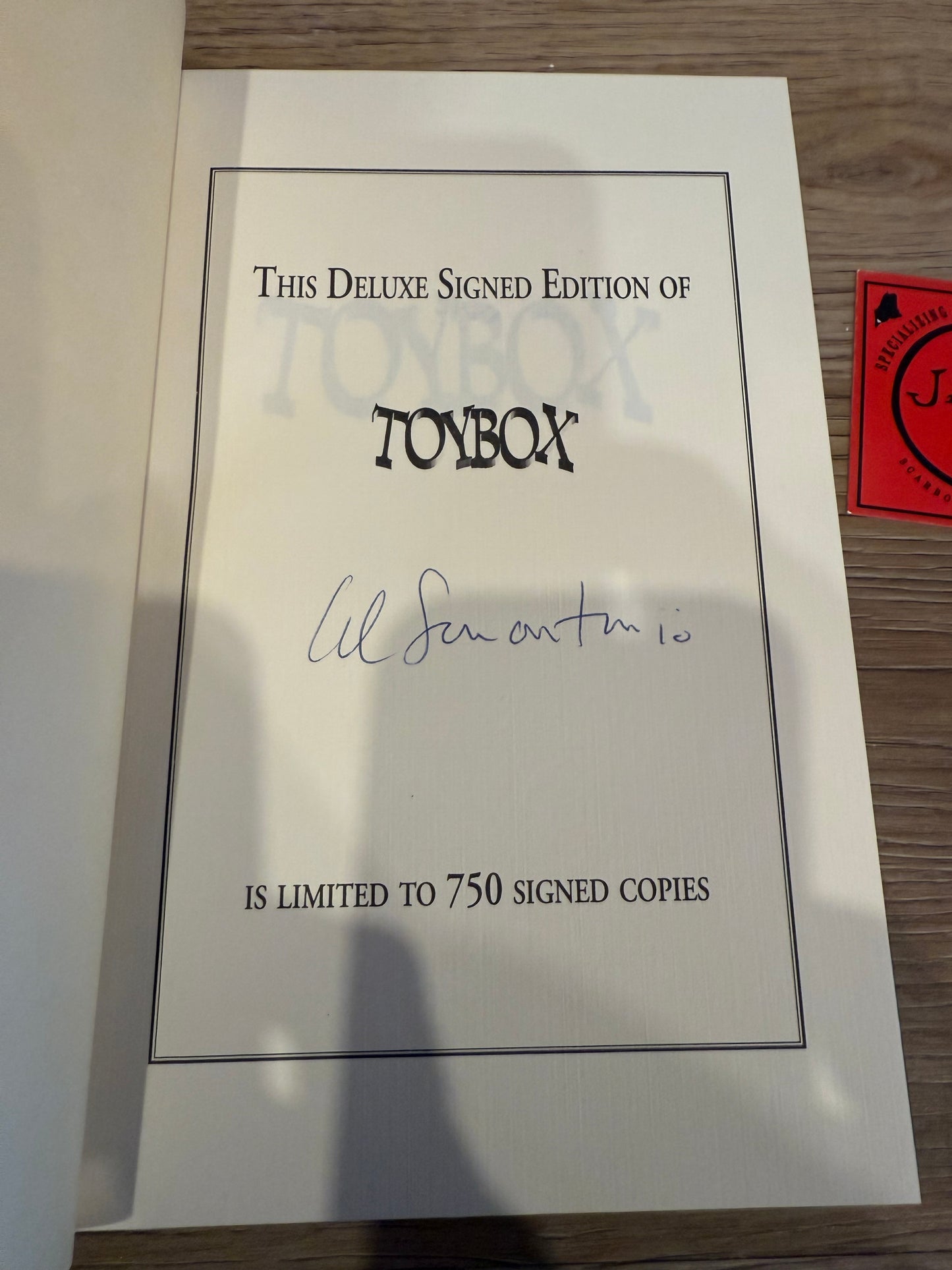 Al Sorrentino, Toybox, Signed/Limited, Cemetery Dance