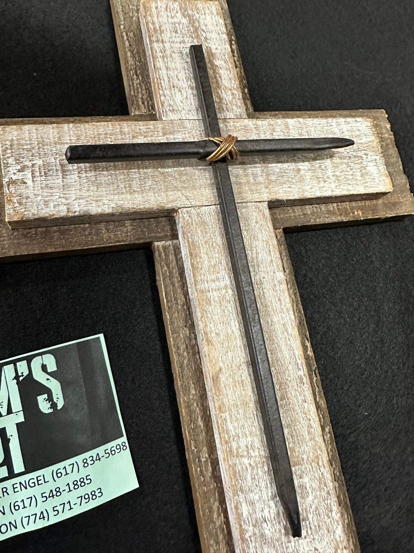 Salem’s Lot, Wood and Steel Cross, Screen Used, Max Production 2024