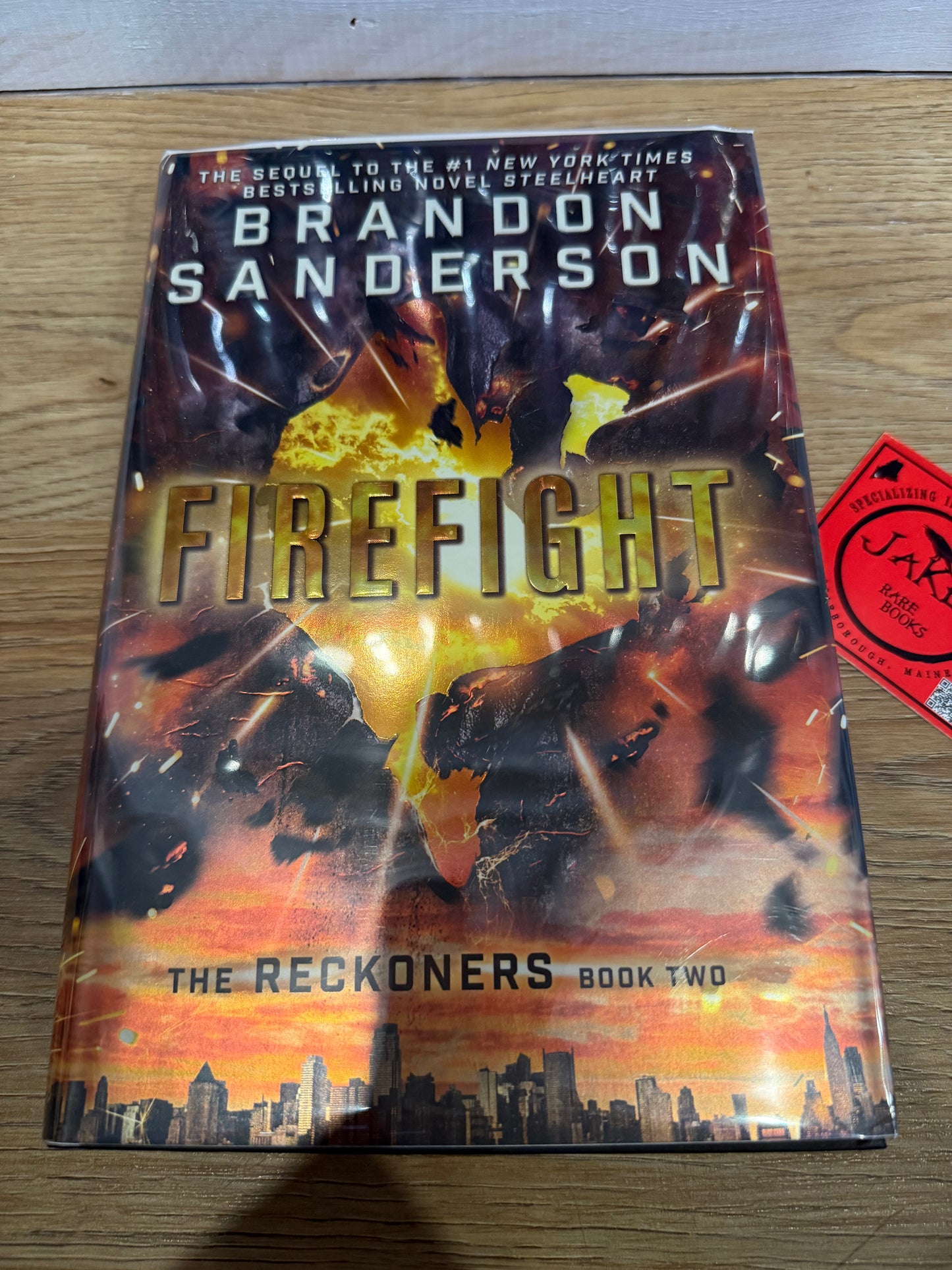 Brandon Sanderson, Firefight, Signed First Edition
