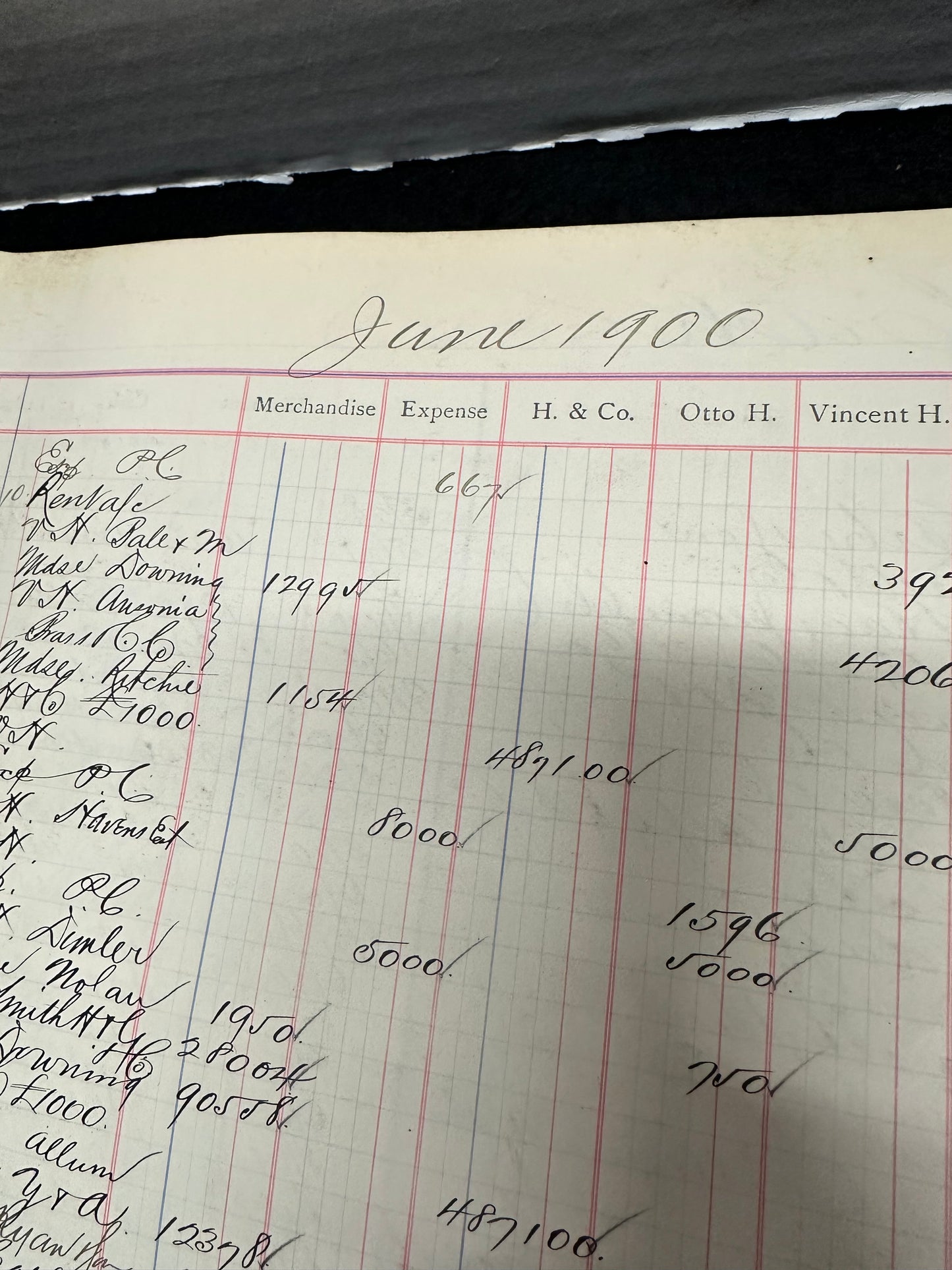 Stephen King, Salem’s Lot, Screen Used, Antique Handwritten Ledger