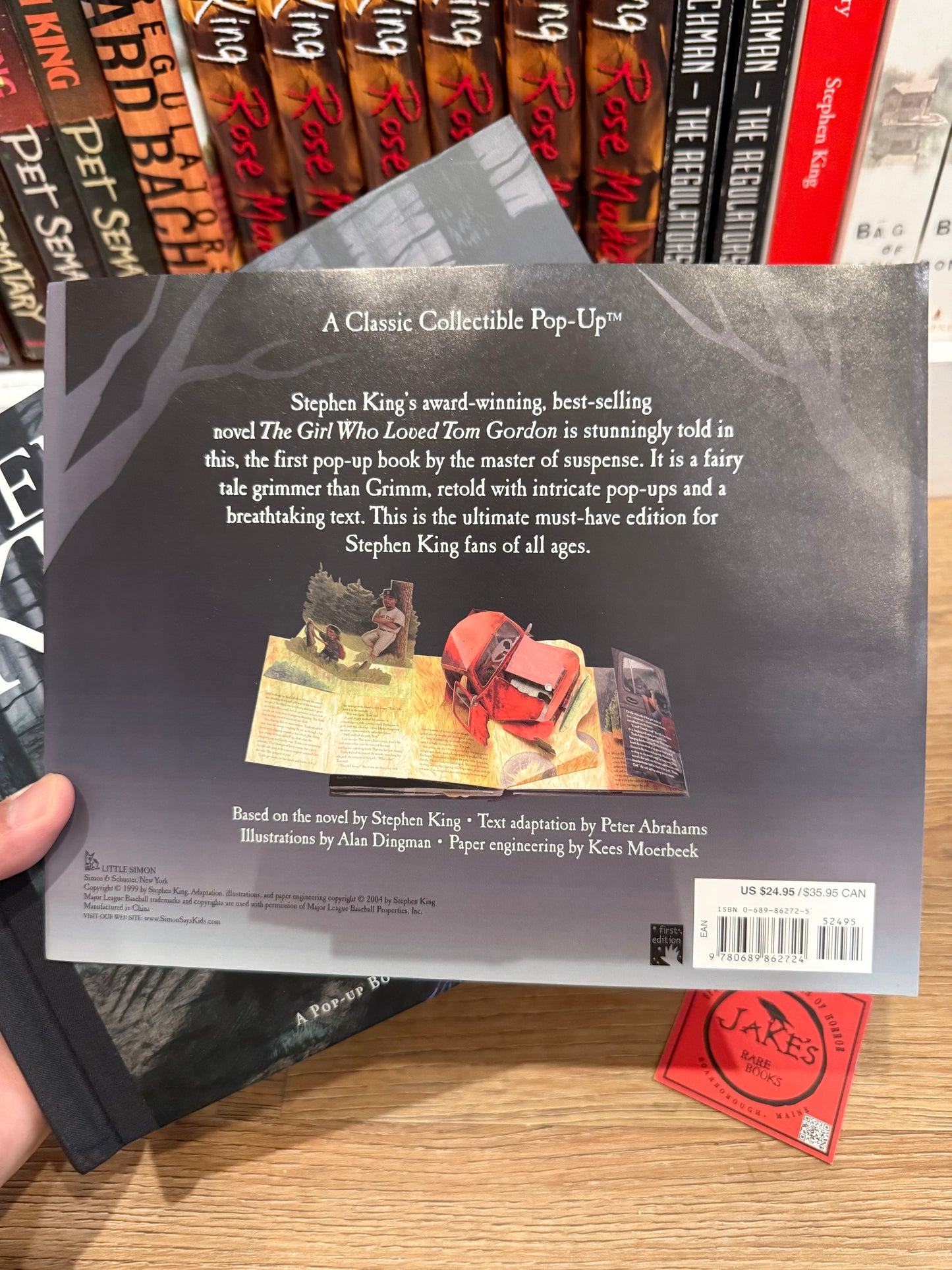 Stephen King, The Girl Who Loved Tom Gordon, Pop-Up First Edition