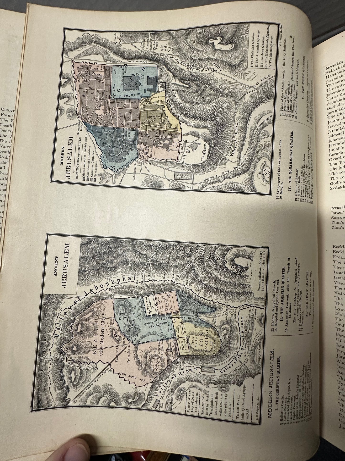 Stephen King, Salem’s Lot, Production Used Antique Bible, With Hand Drawings