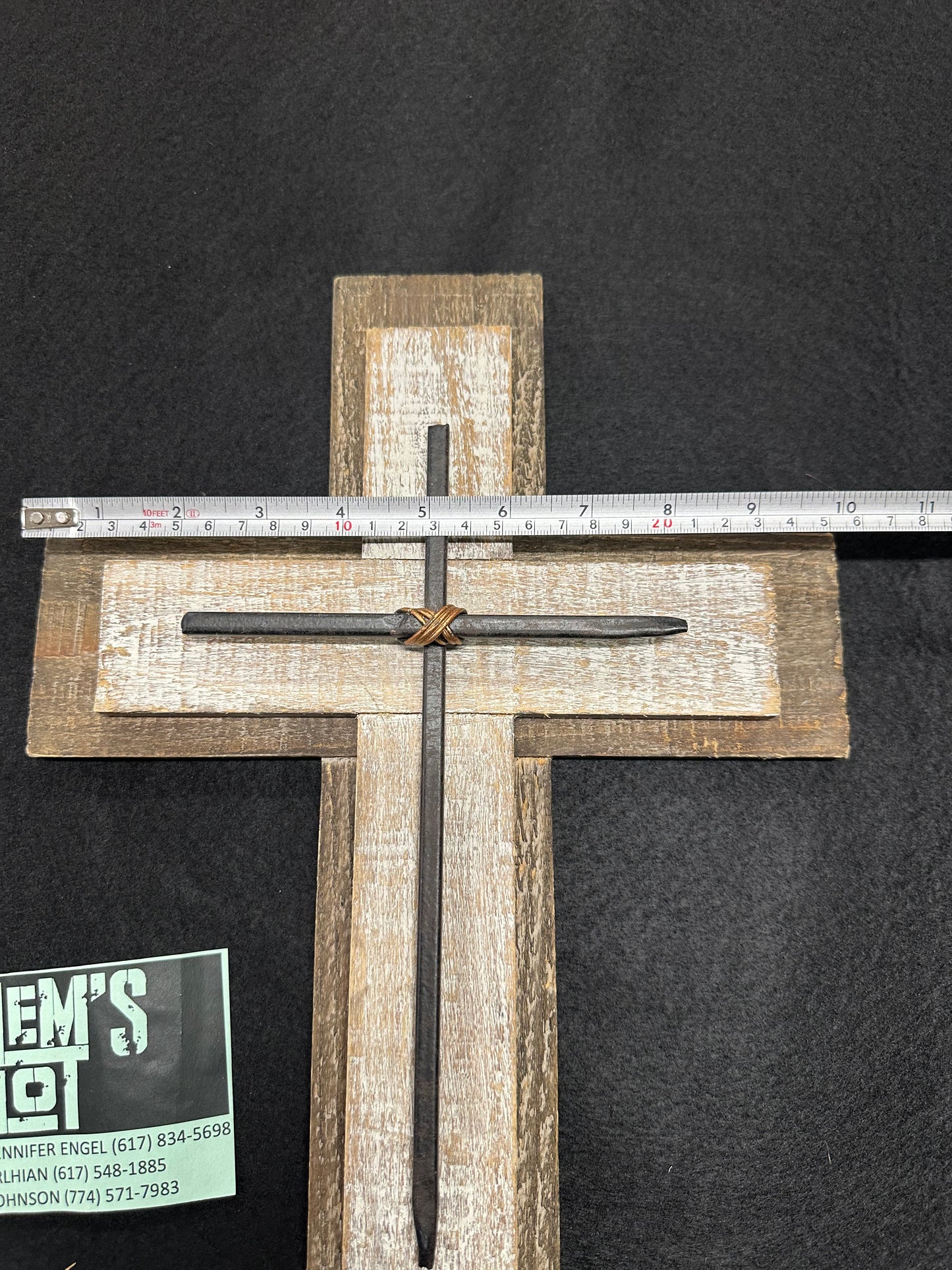 Salem’s Lot, Wood and Steel Cross, Screen Used, Max Production 2024