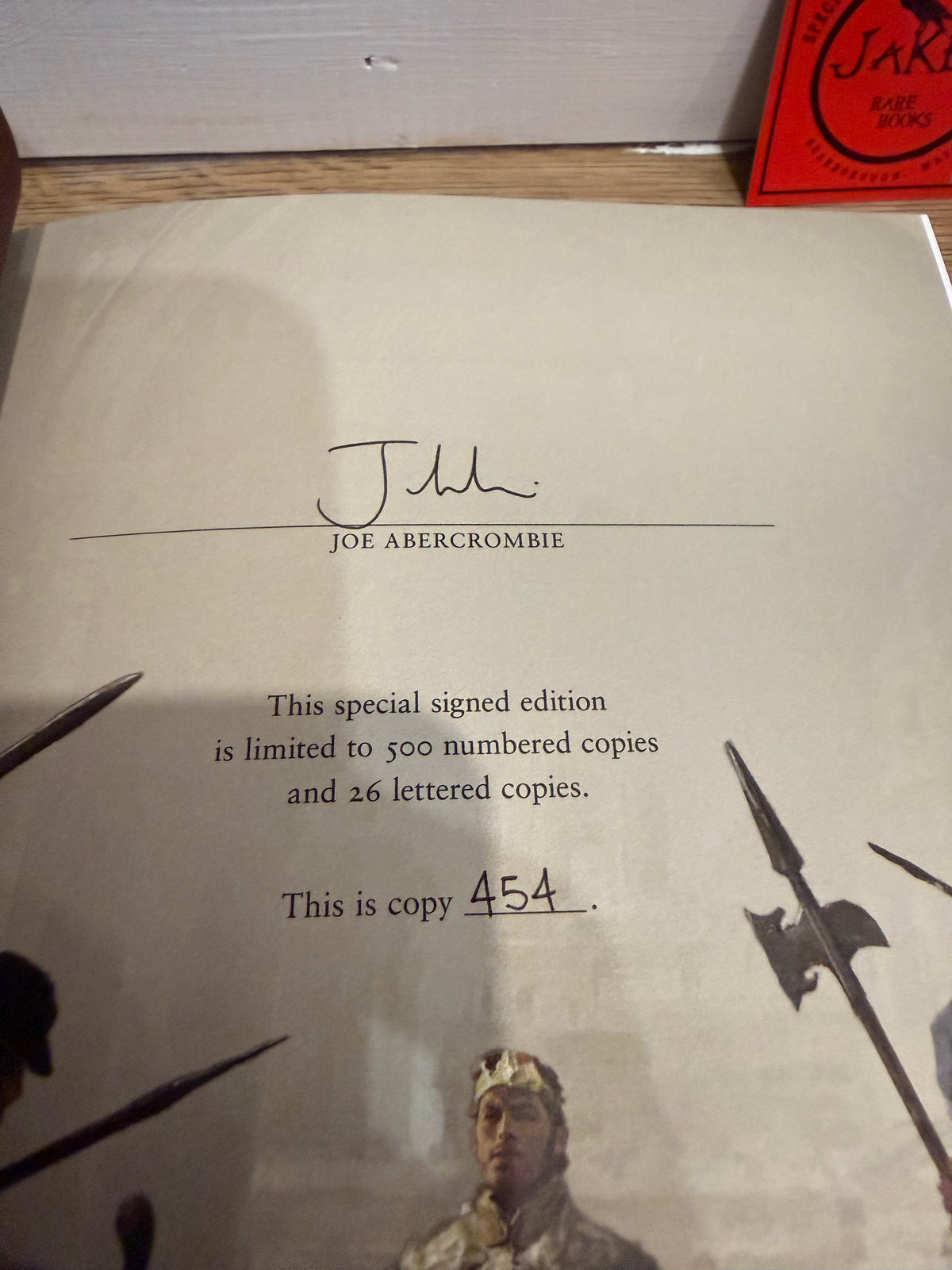 Joe Abercrombie, The Wisdom of Crowds, Signed Limited #464, Subterranean Press