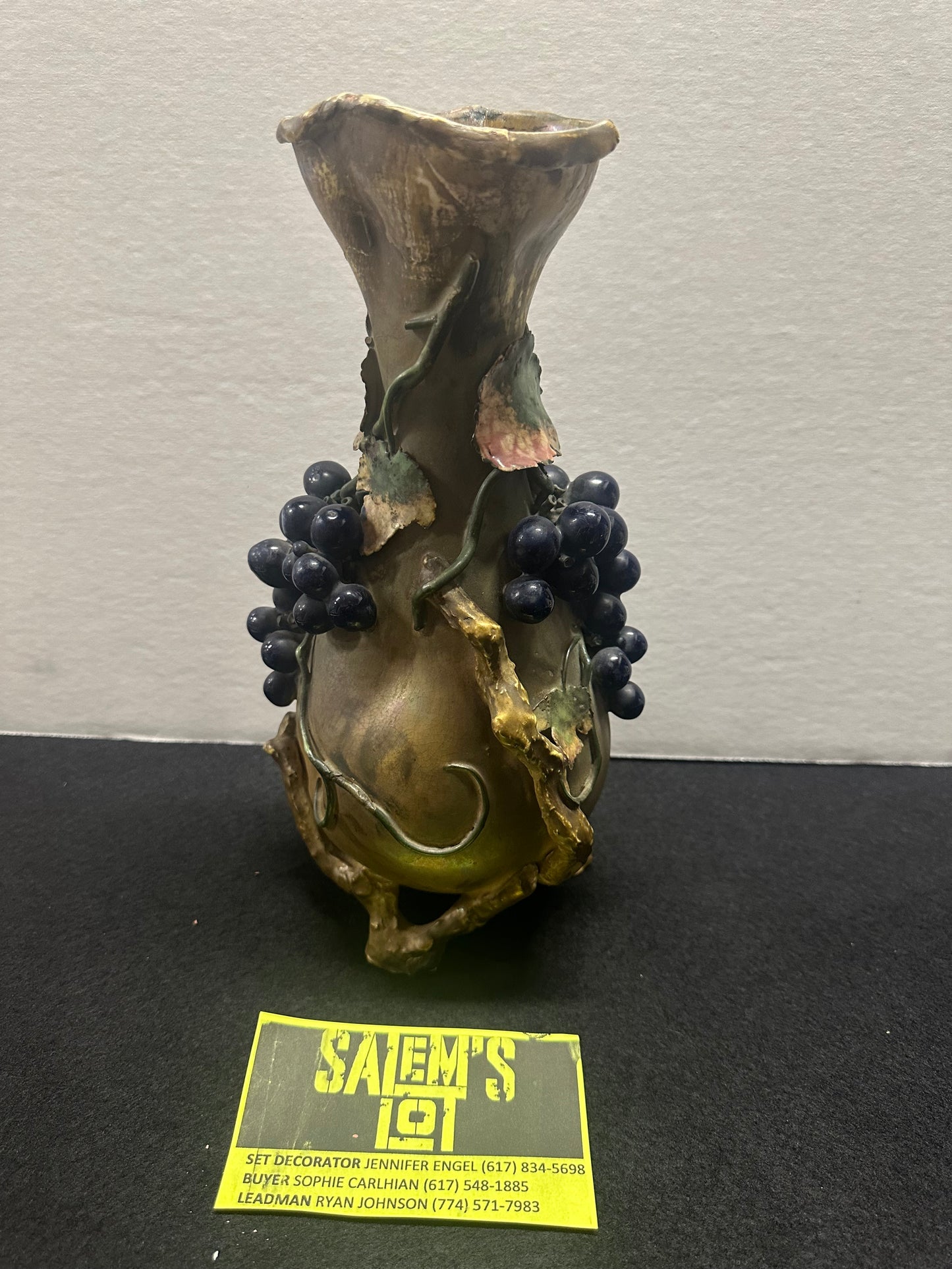 Stephen King, Salem’s Lot Production Used Antique Vase
