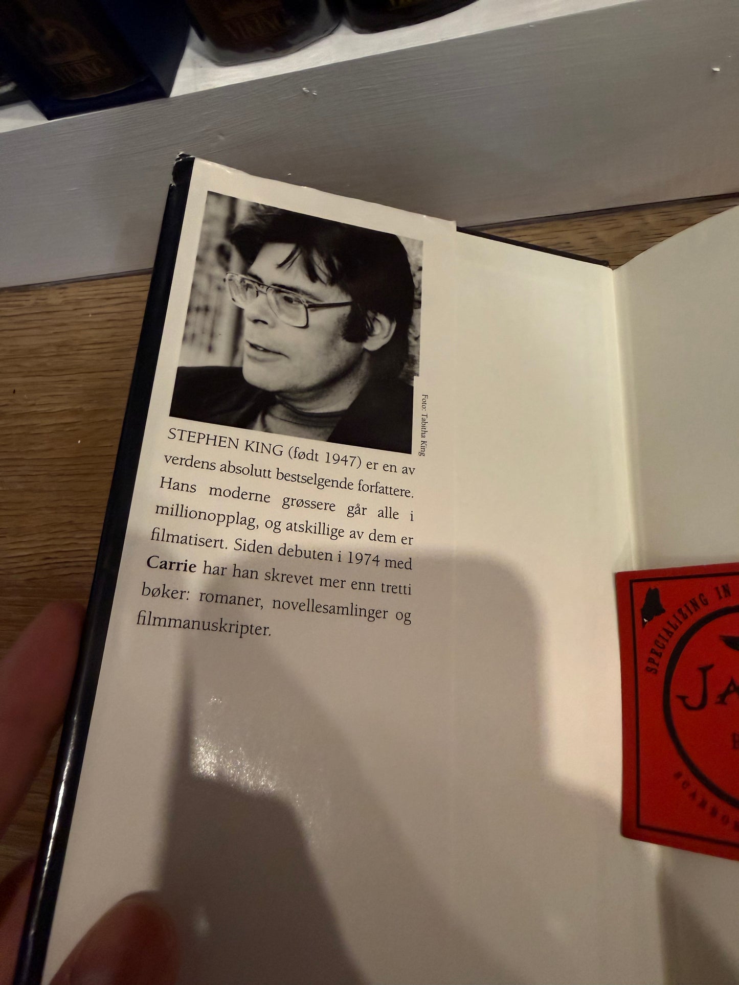 Stephen King, Insomnia, First Norwegian Printing