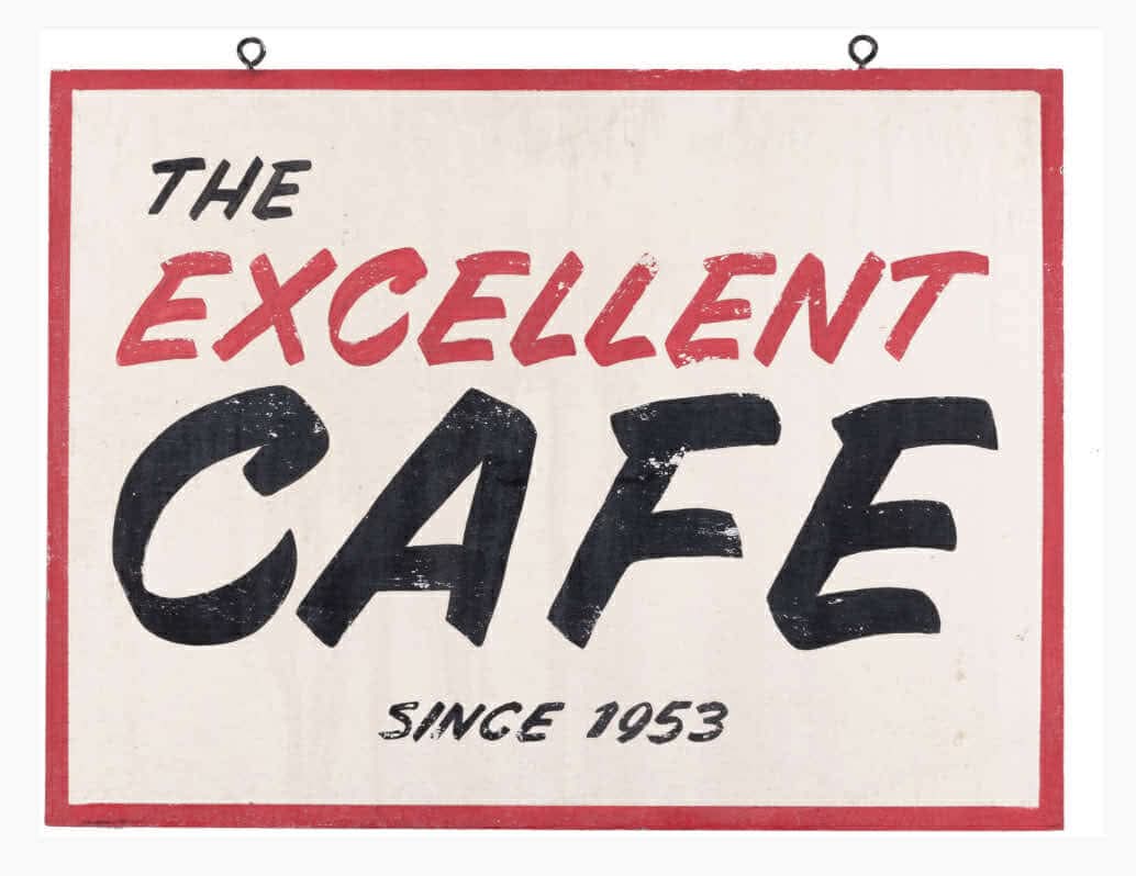 Salem’s Lot, Excellent Cafe Wooden Hanging Sign, Screen Used, Max Production 2024