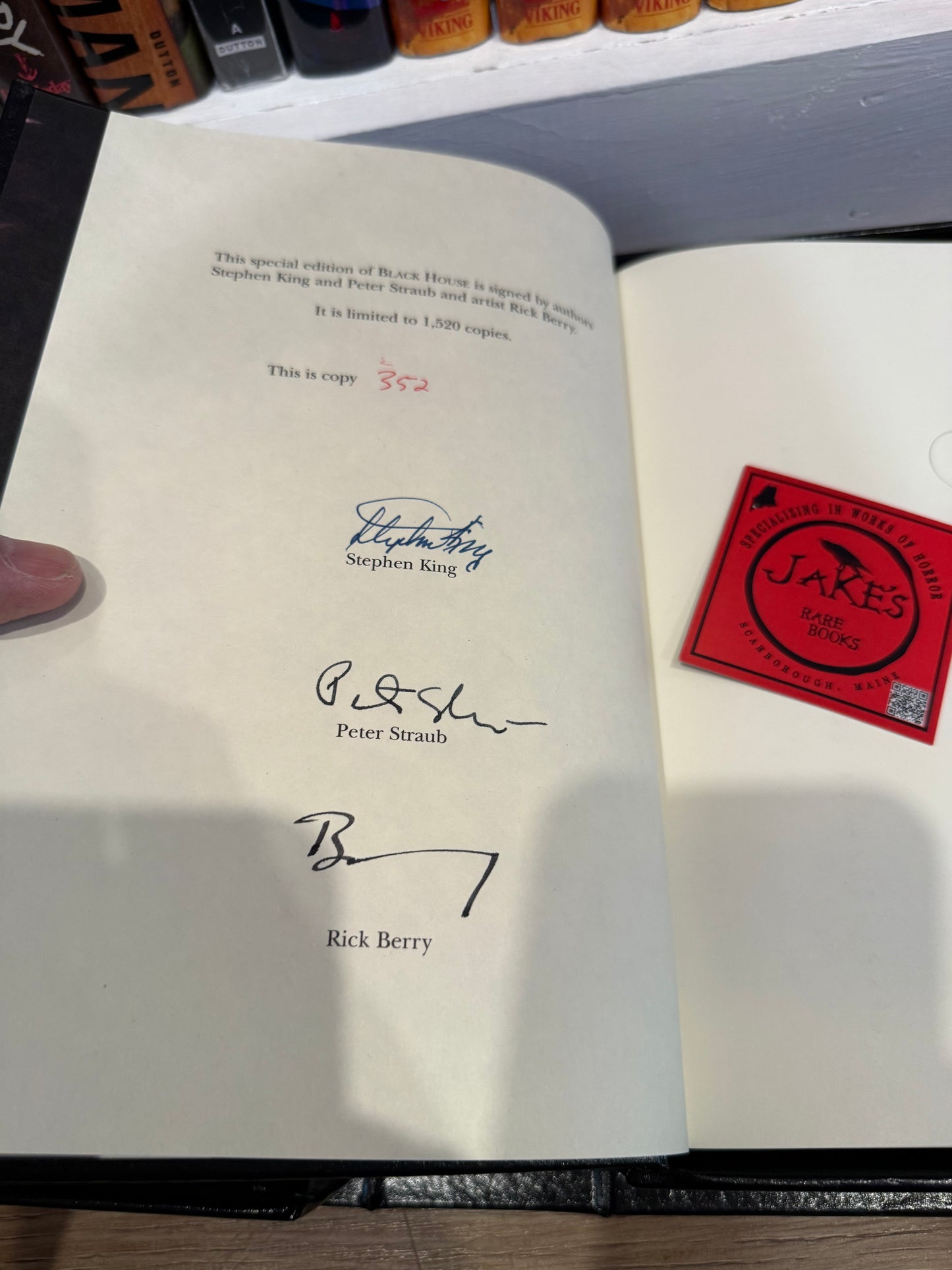Stephen King, Black House, Signed/Limited #352, Grant Publishing