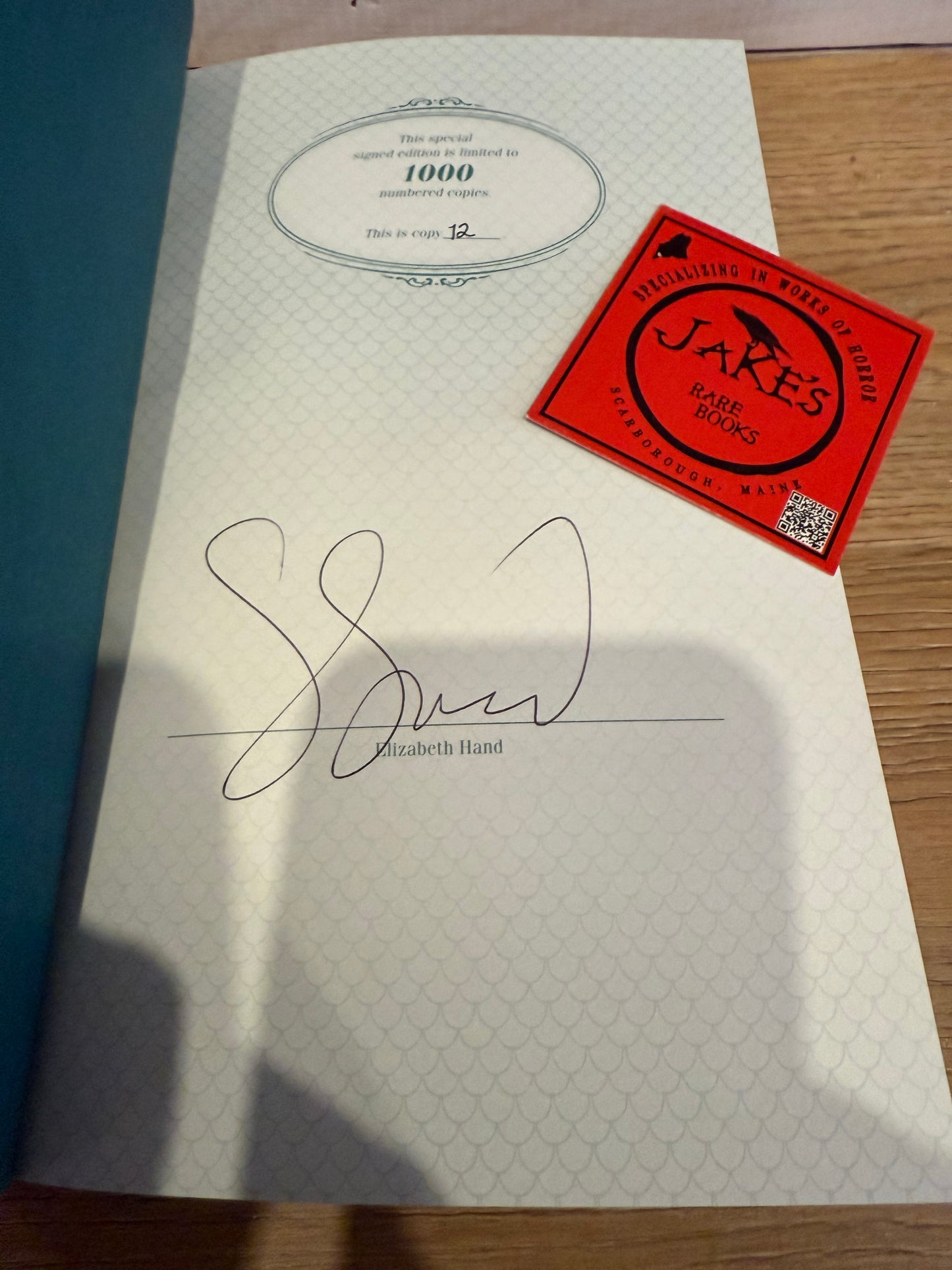 Elizabeth Hand, Best of, Signed/Limited #12, Subterranean Press