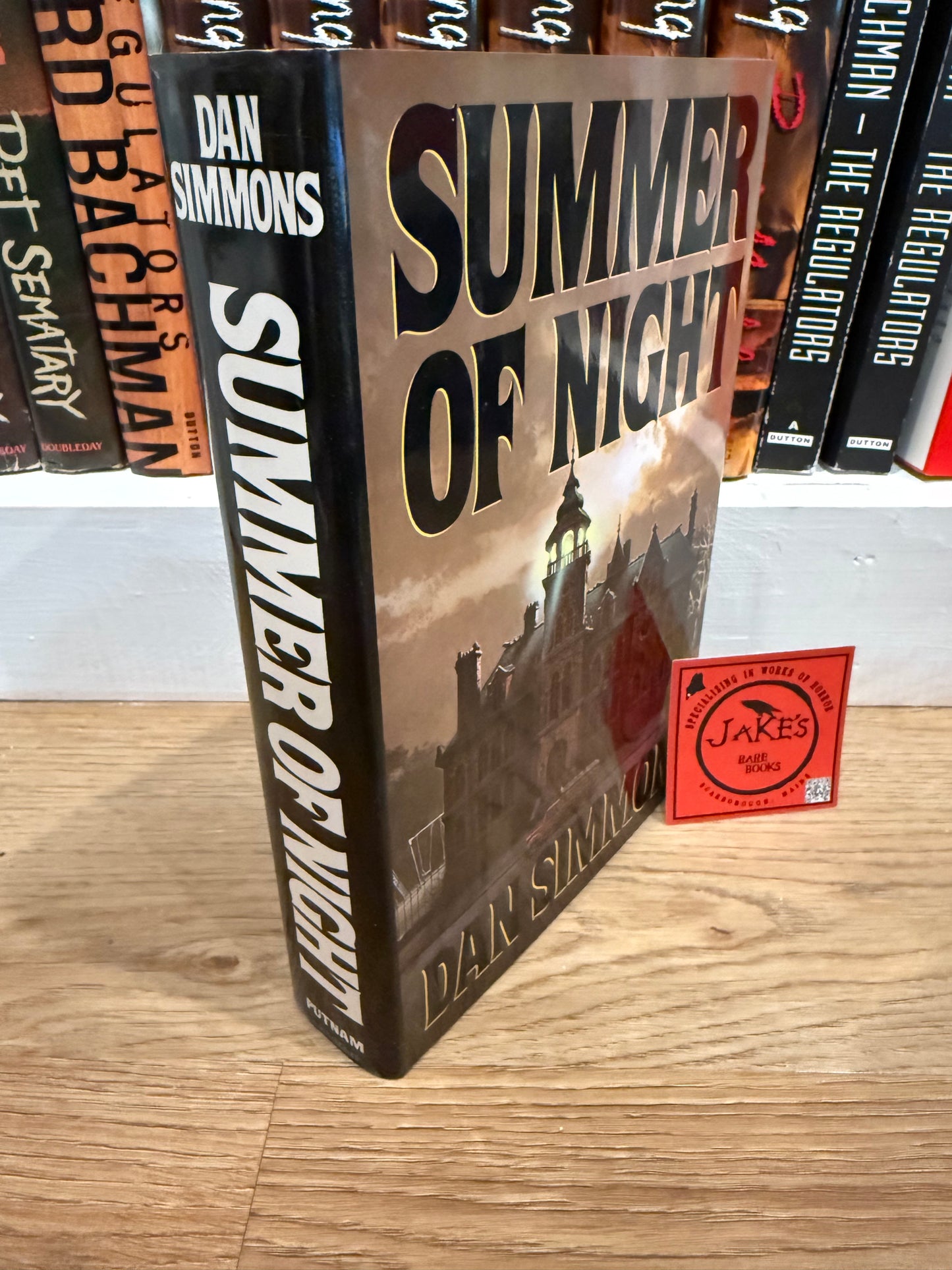 Dan Simmons, Summer of Night, First Edition SIGNED, Putnam