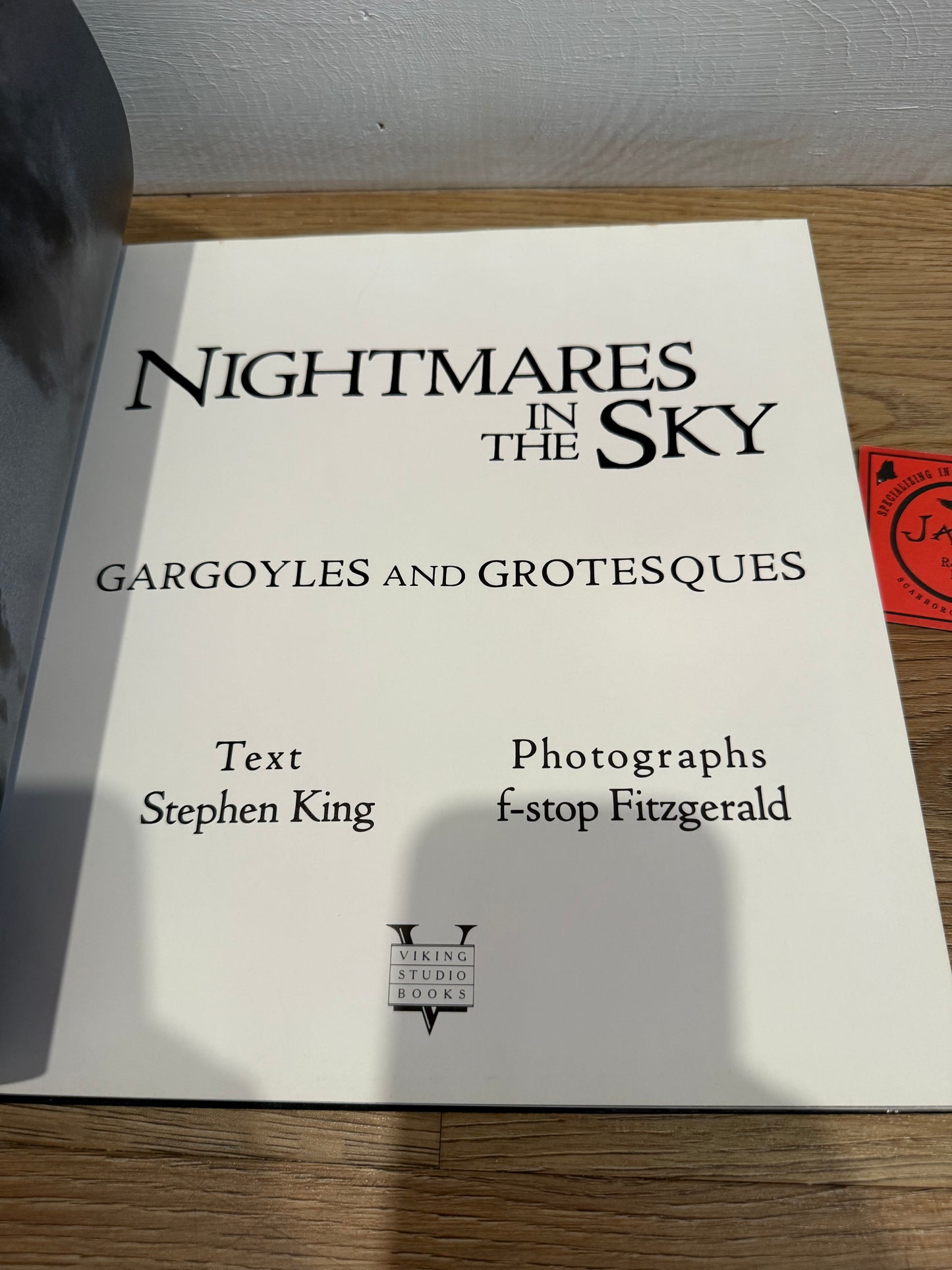 Stephen King, Nightmares in the Sky, First Edition