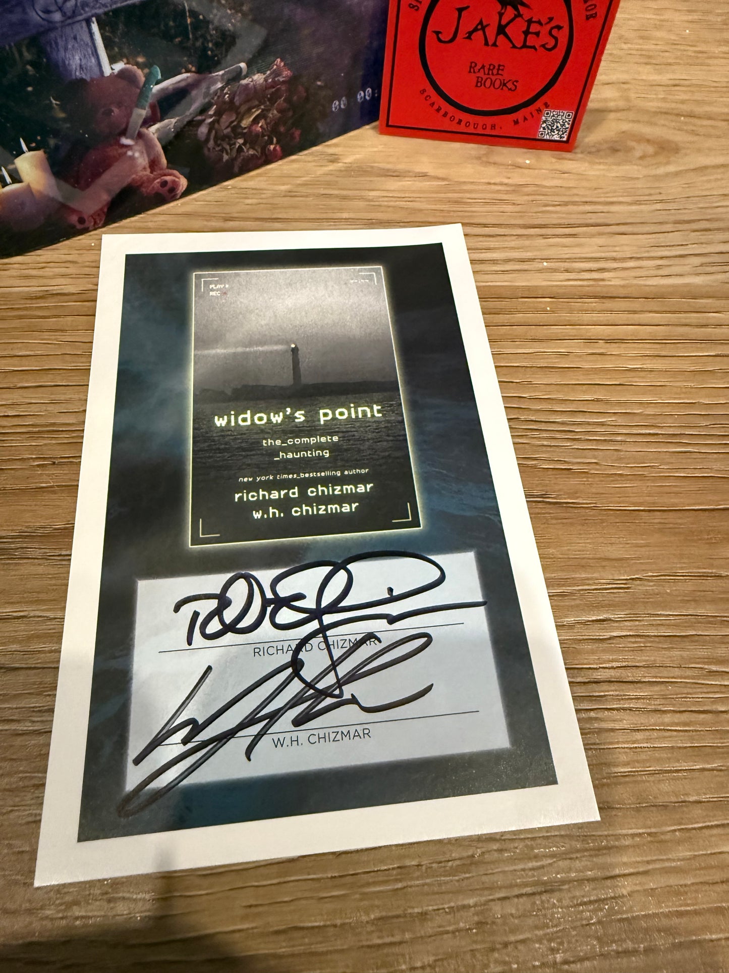 Richard Chizmar, Memorials, First Printing, Signed Bookplate