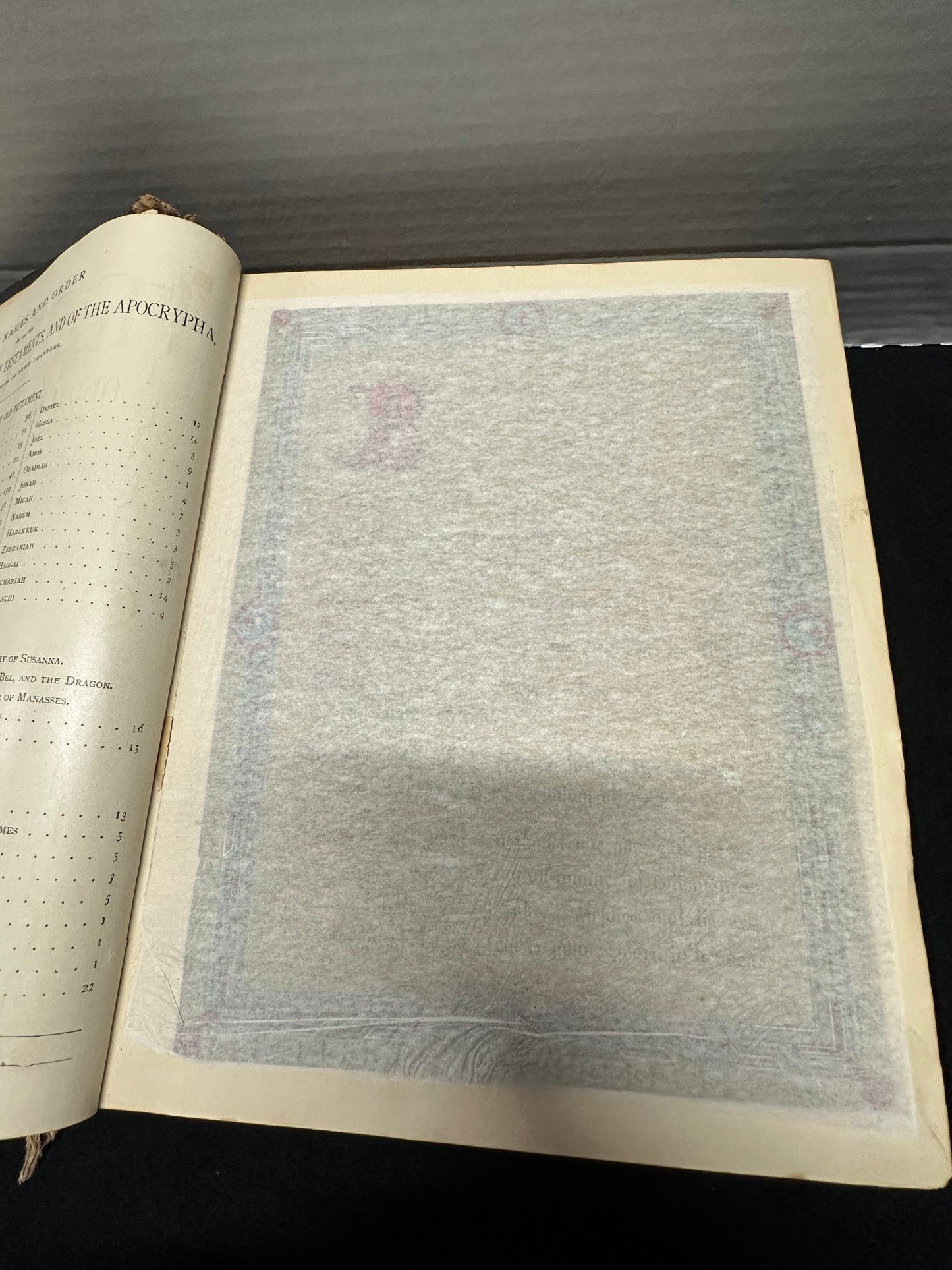 Stephen King, Salem’s Lot, Production Used Antique Bible, With Hand Drawings