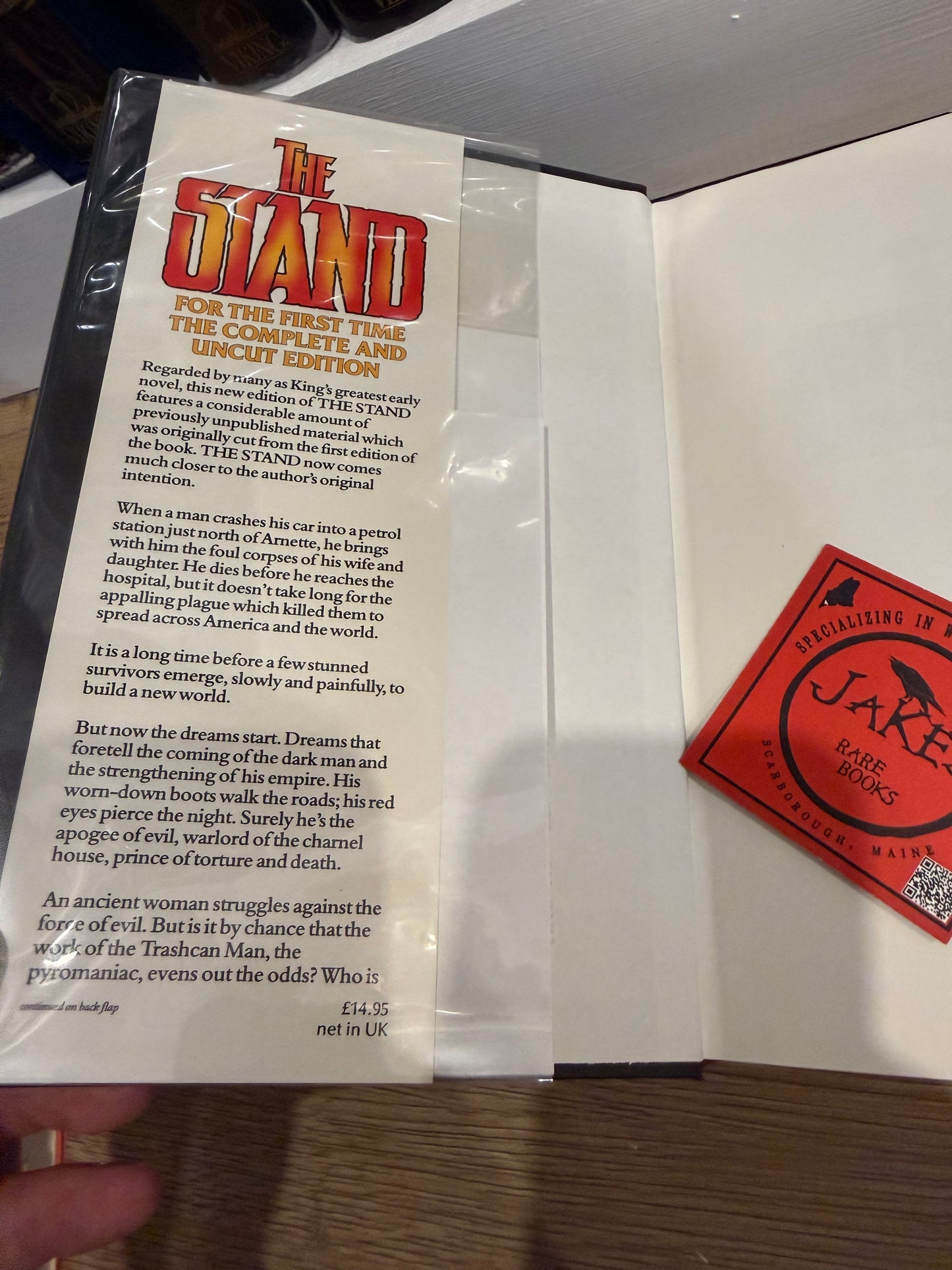 Stephen King, The Stand Uncut, UK First Edition, Hodder and Stoughton