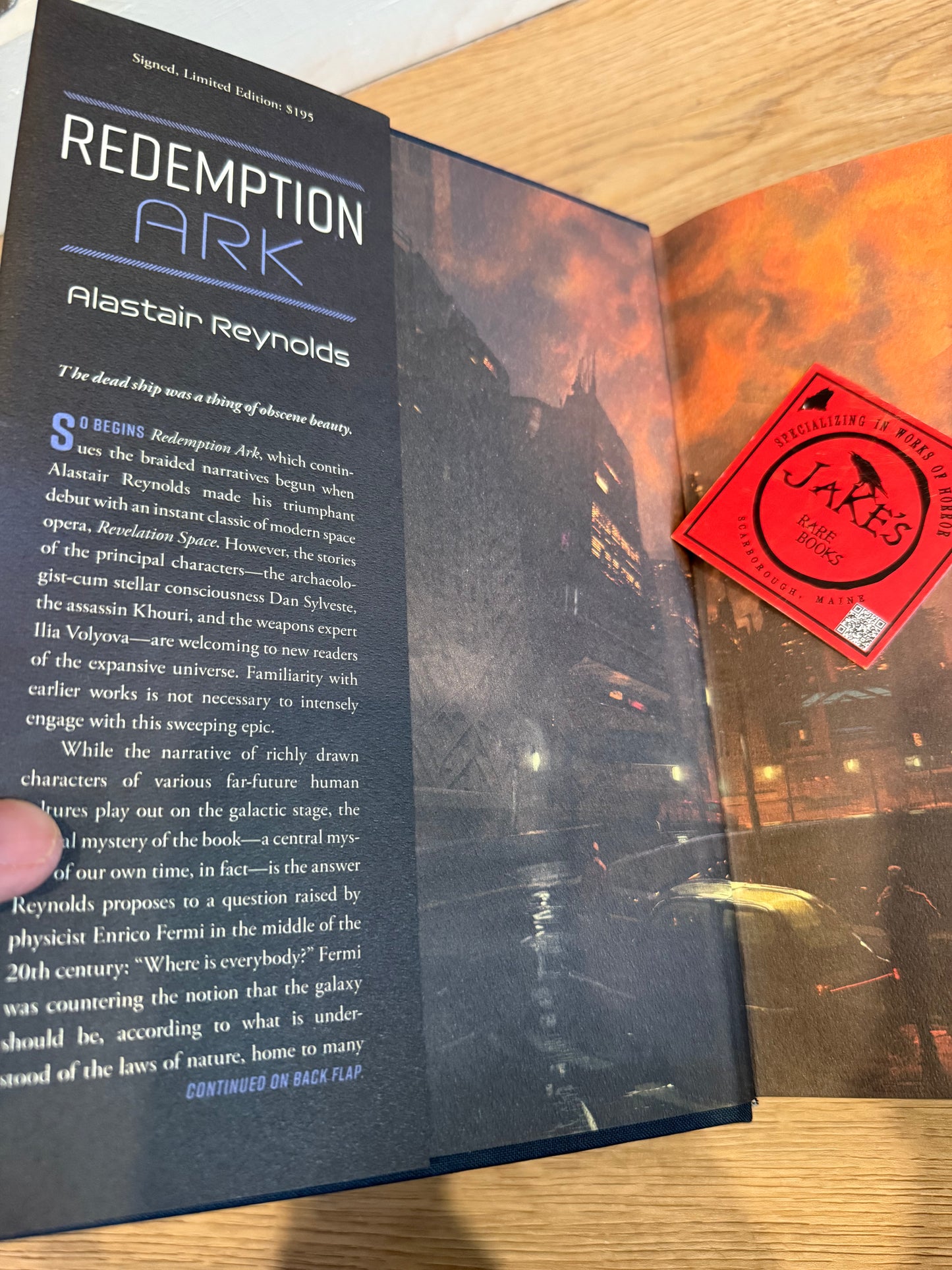 Alastair Reynolds, Redemption Ark, Signed/Limited #12, Subterranean Press