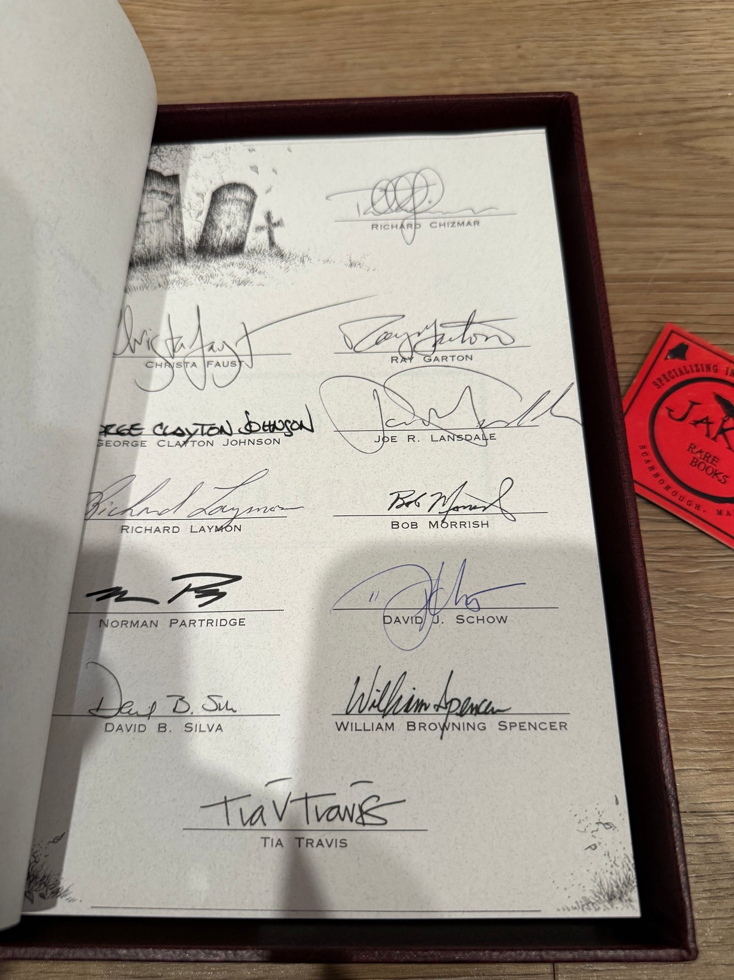 Subterranean Gallery, Edited by Schafer and Chizmar, Subterranean Press Letter A