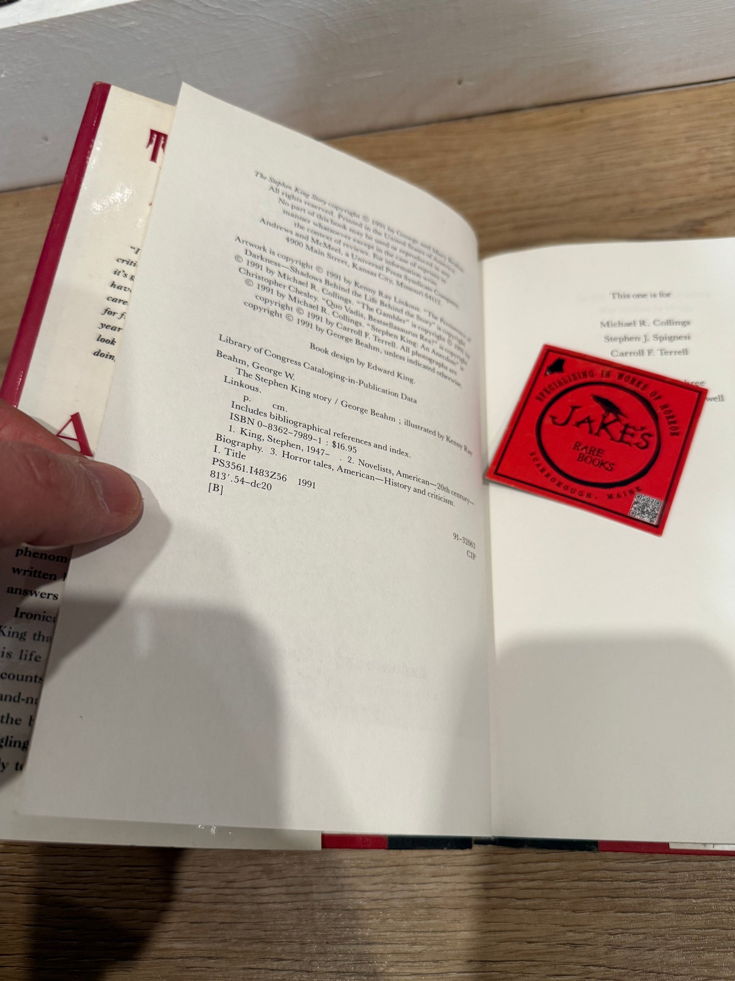 The Stephen King Story, First Edition, by George Beahm