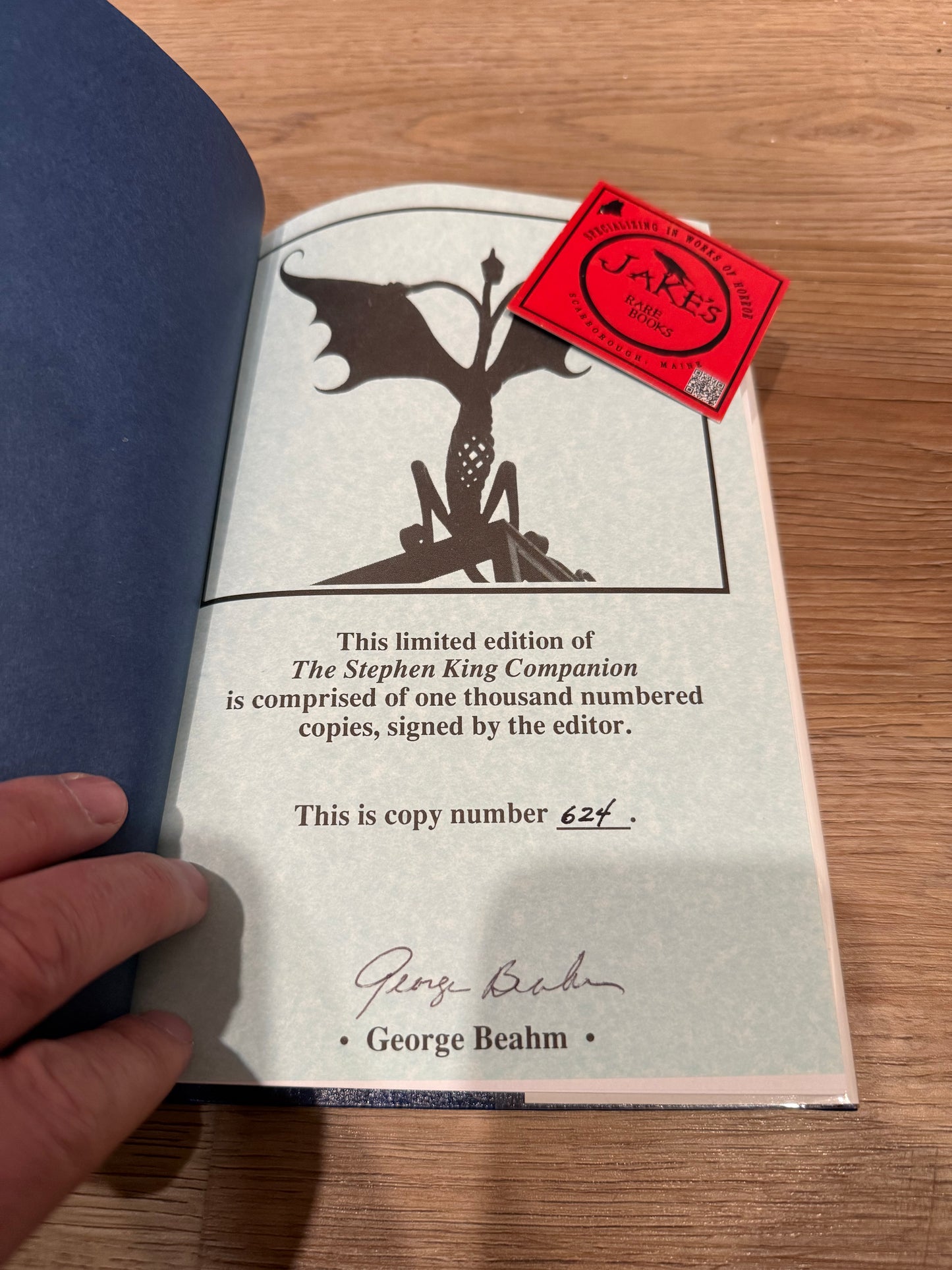 The Stephen King Companion, Signed/Limited by George Beahm