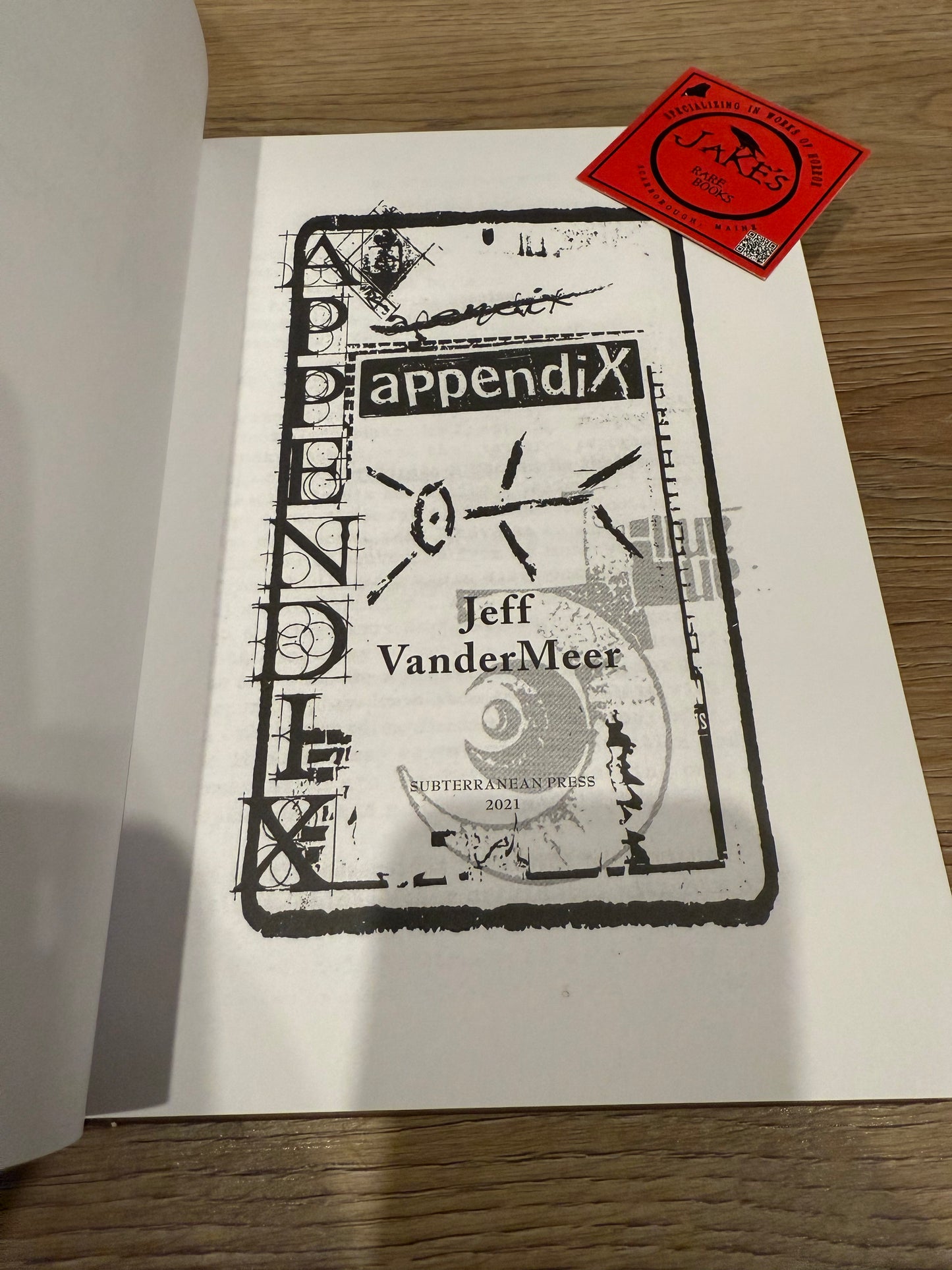 Jeff VanderMeer, Ambergris & Appendix, Signed/Limited #12, Subterranean Press