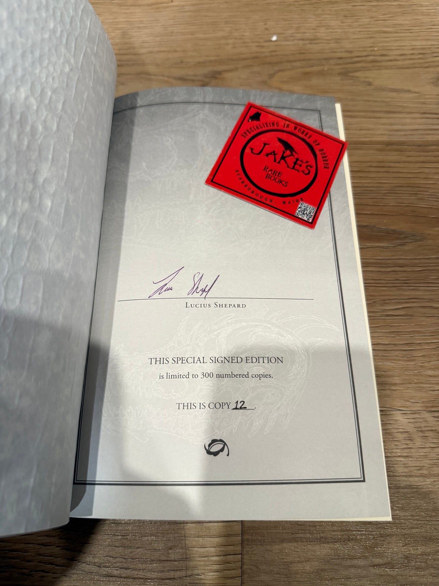 Lucius Shepard, The Dragon Griaule, Signed/Limited #12, Subterranean Press