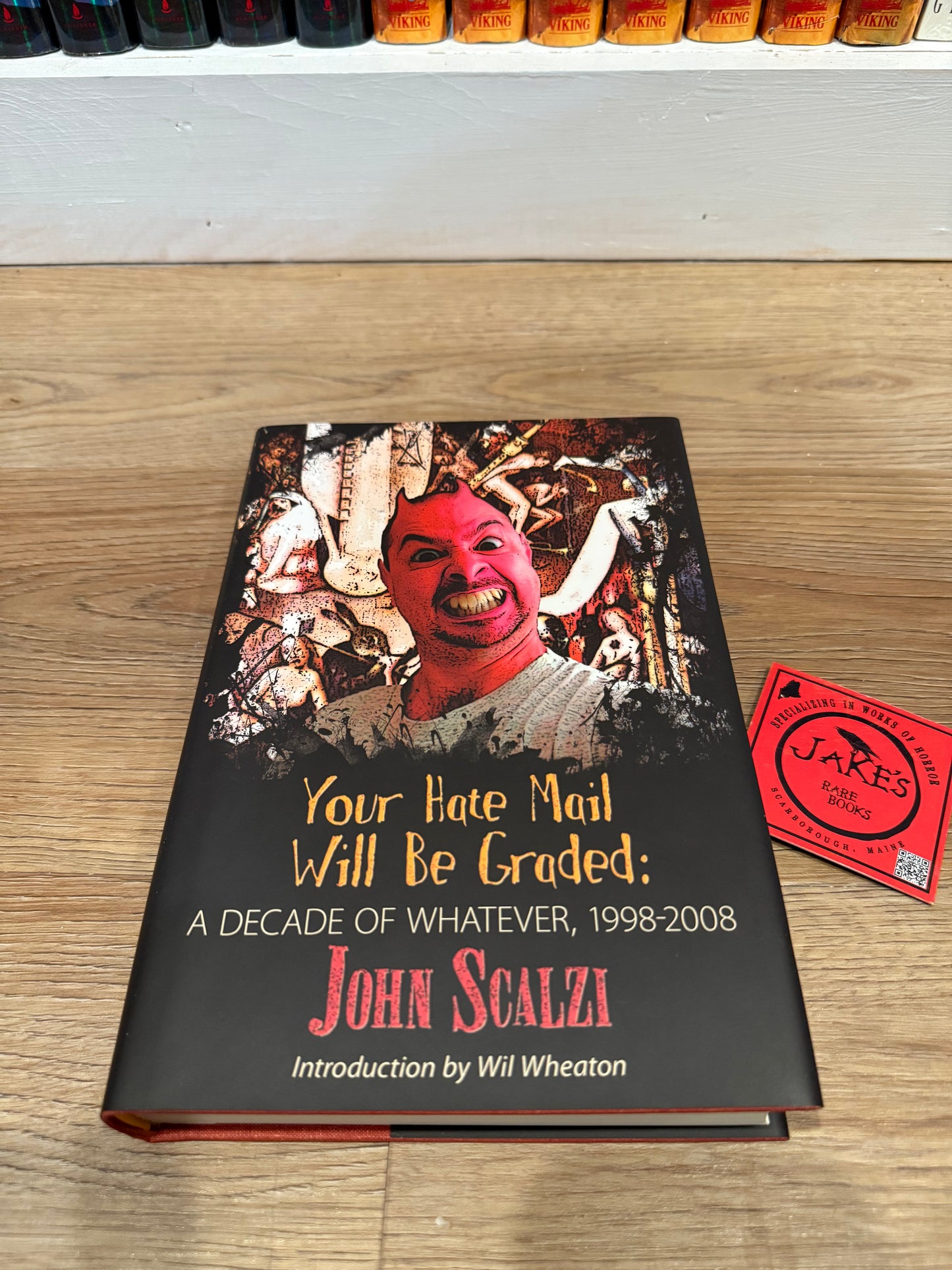 John Scalzi, Your Hate Mail Will Be Graded, Signed/Limited #12, Subterranean Press. PLUS Waiting for Athena Chapbook