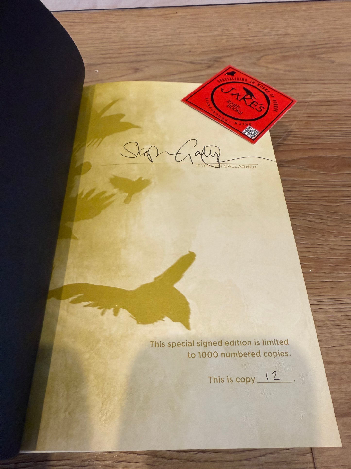 Stephen Gallagher, Comparative Anatomy, Signed/Limited #12, Subterranean Press