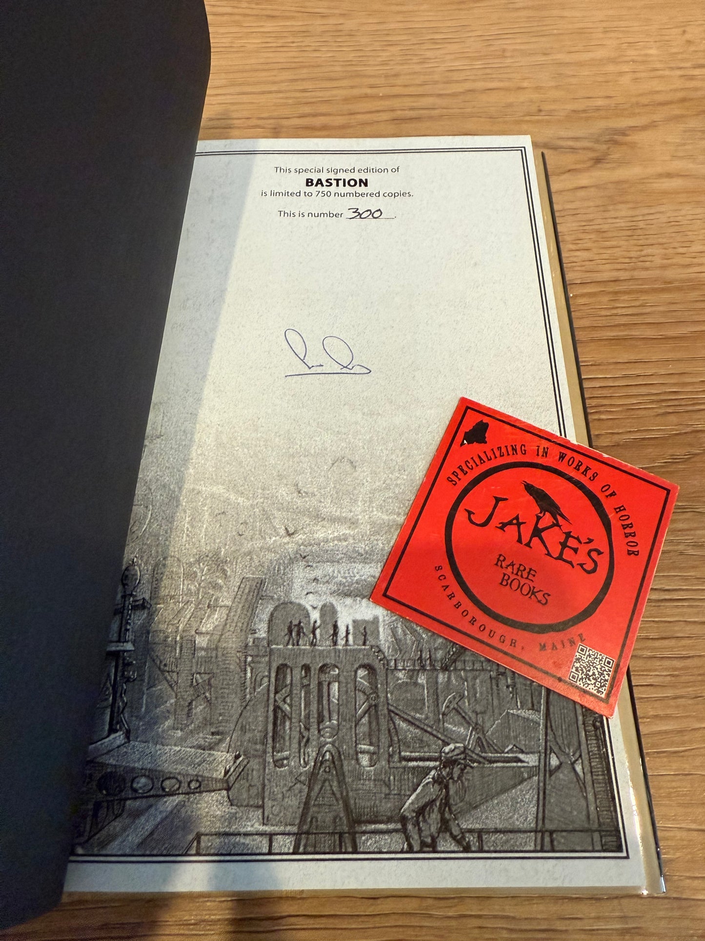Simon Clark, Bastion, Signed/Limited #300, Cemetery Dance