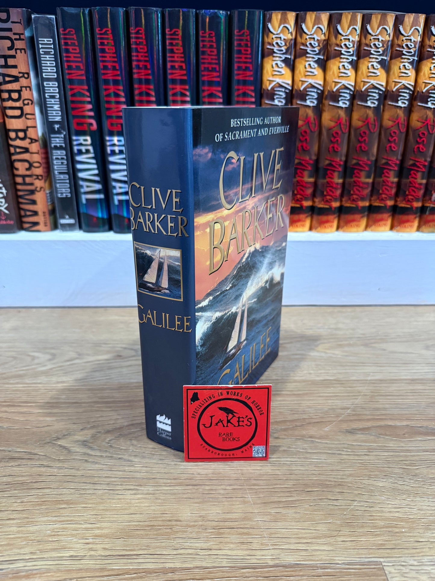 Clive Barker, Galilee, First Edition SIGNED