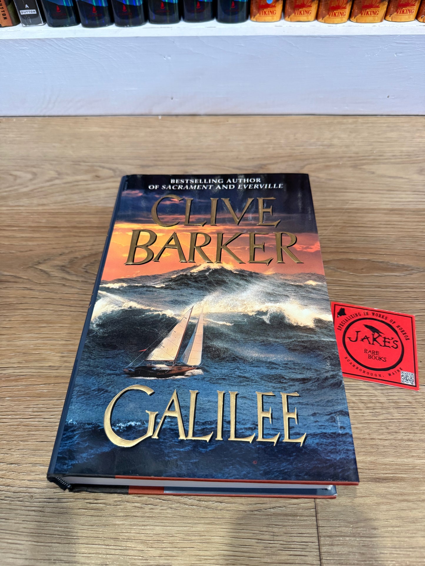 Clive Barker, Galilee, First Edition SIGNED