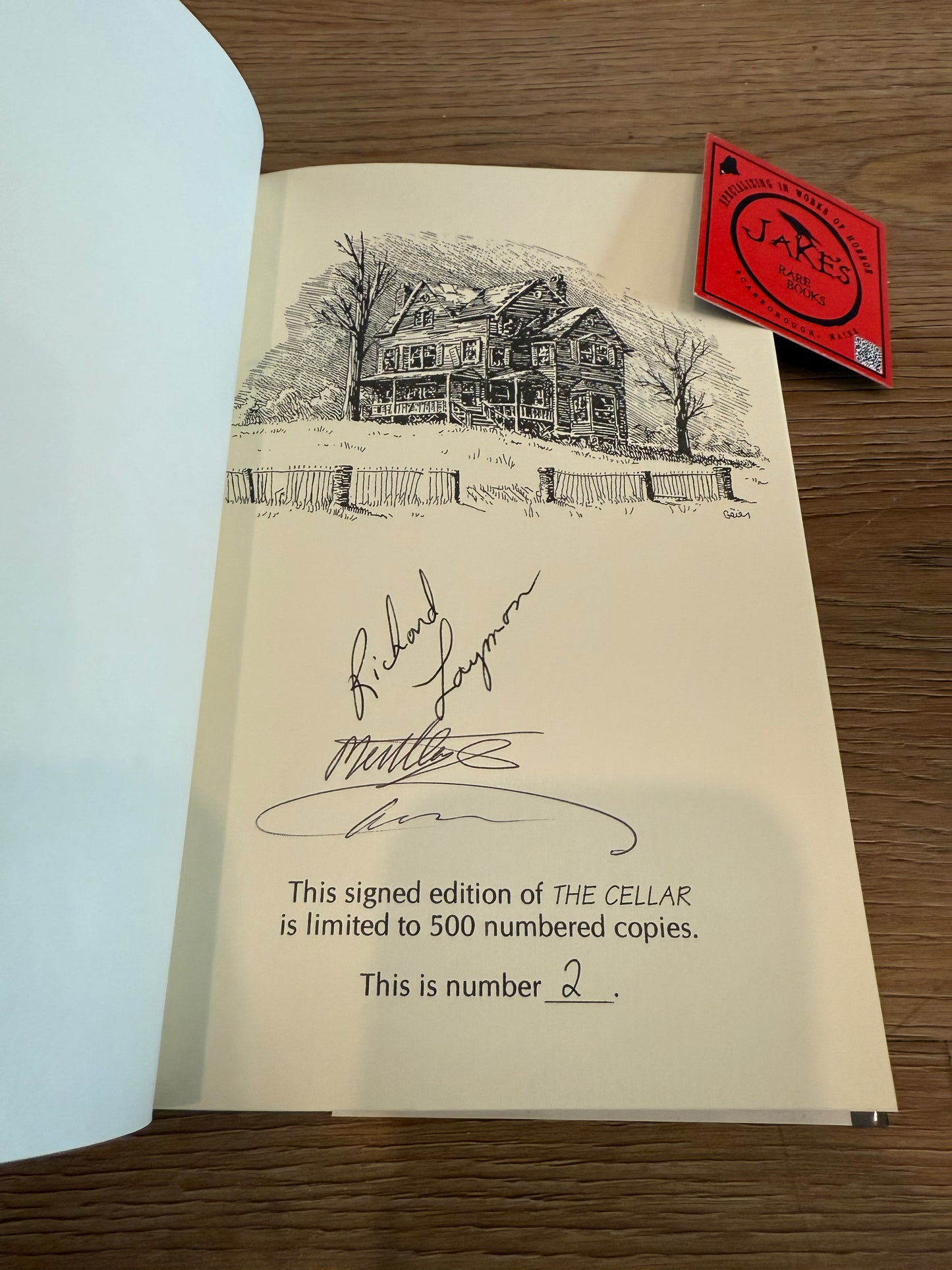 Richard Laymon, The Cellar, Signed/Limited #34, Cemetery Dance